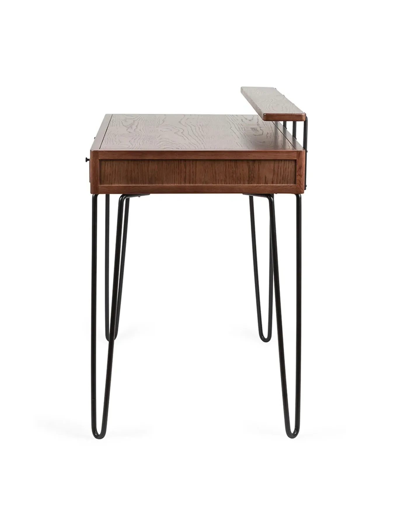 Brunel Desk - Brown, Dark Wood