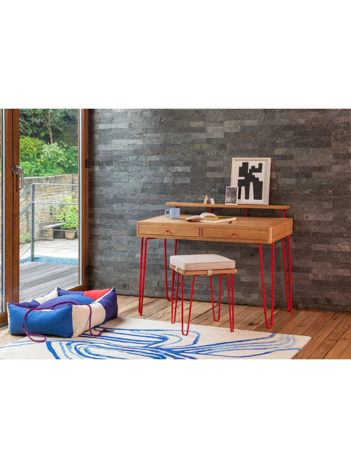 Brunel Stool - Red