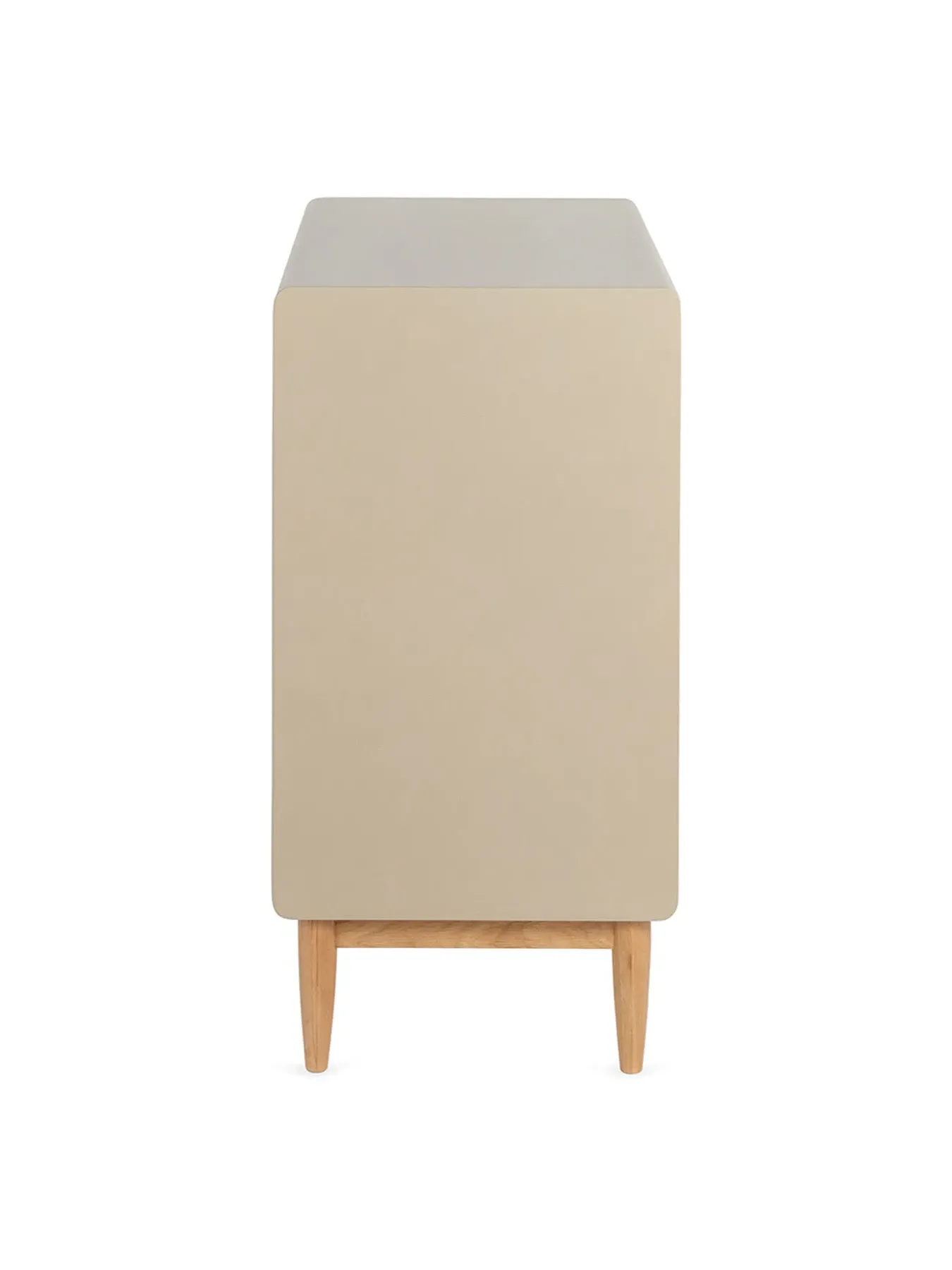 Chest of Drawers - Beige, Painted Wood