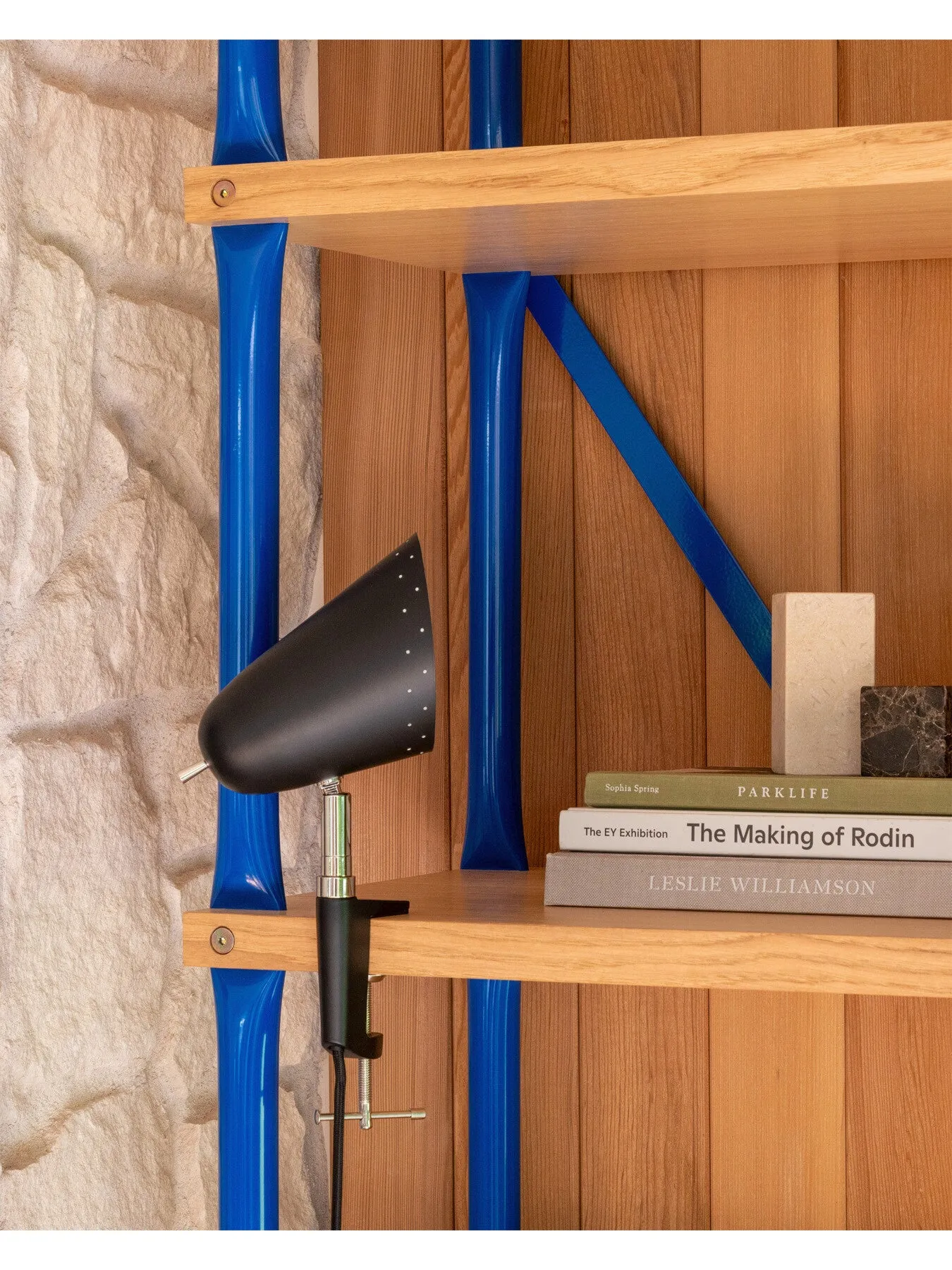 Clamp Wall Table Lamp - Black