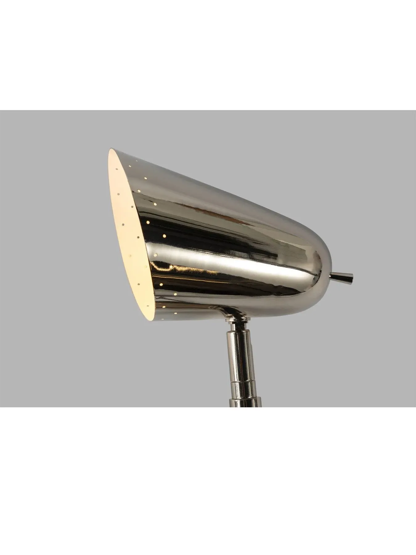 Clamp Wall Table Lamp - Silver, Chrome