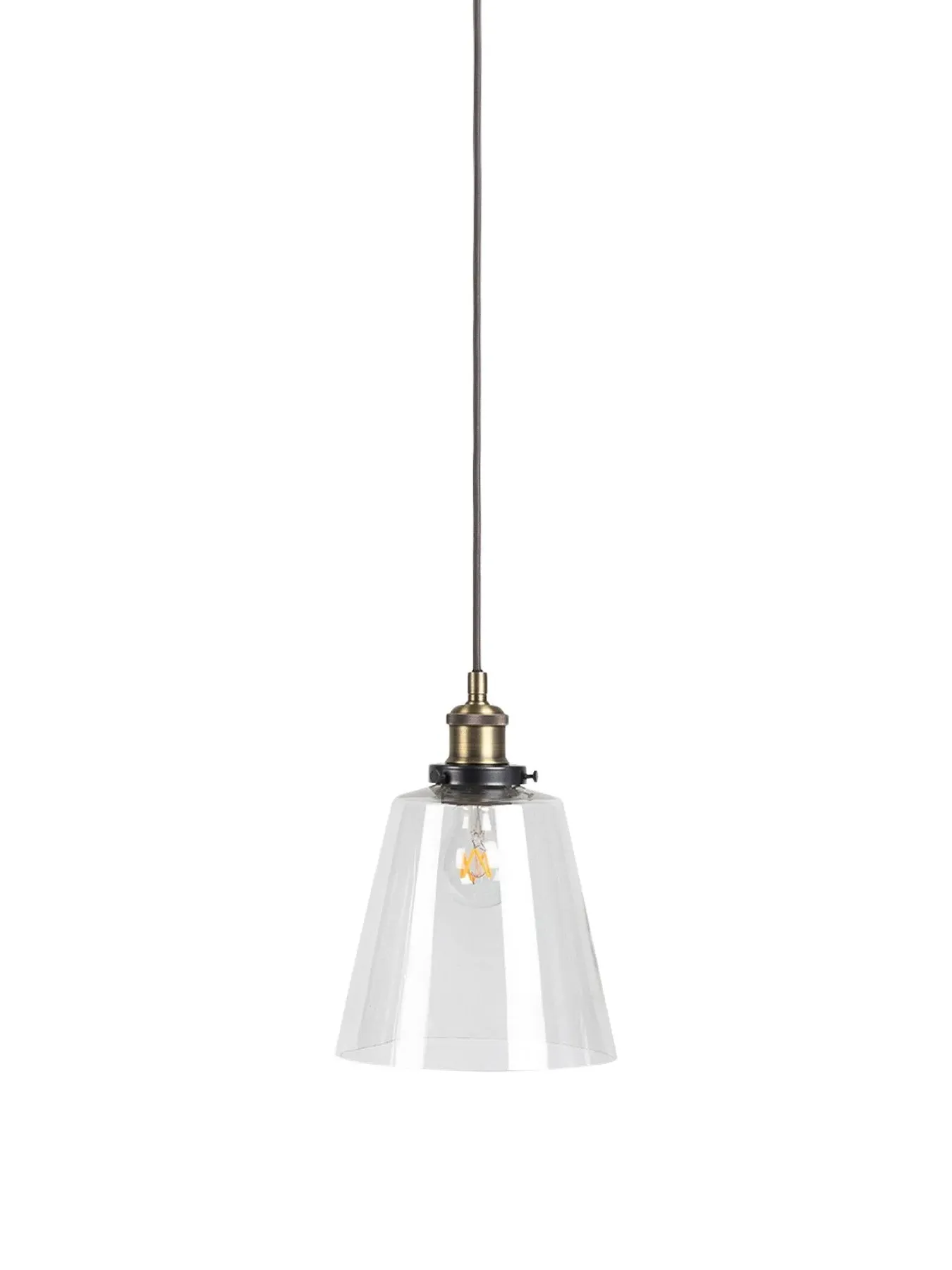 Cloche Pendant Light - Nude, Glass image