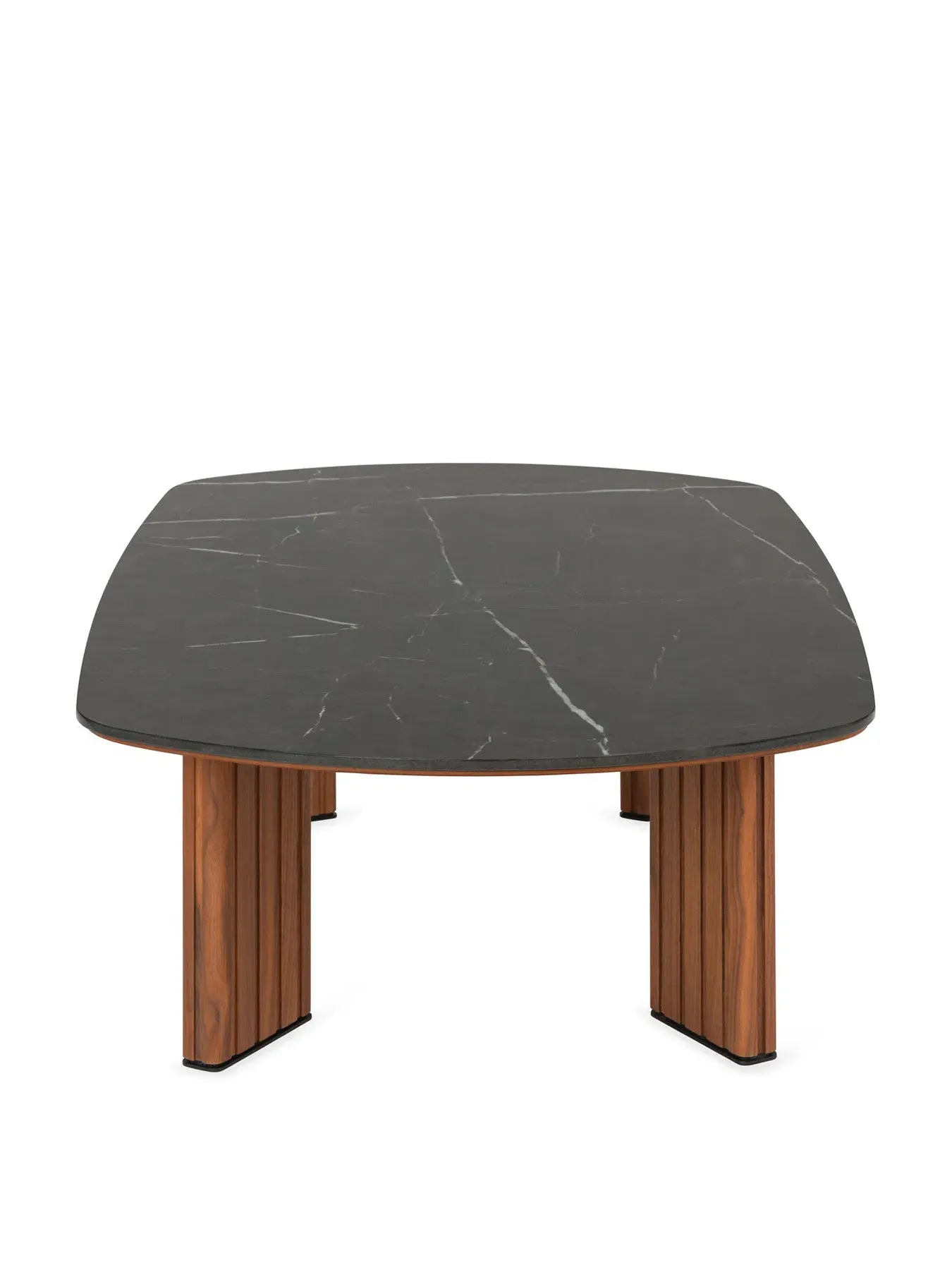 Coffee Table with Ceramic Top - Grey, Walnut