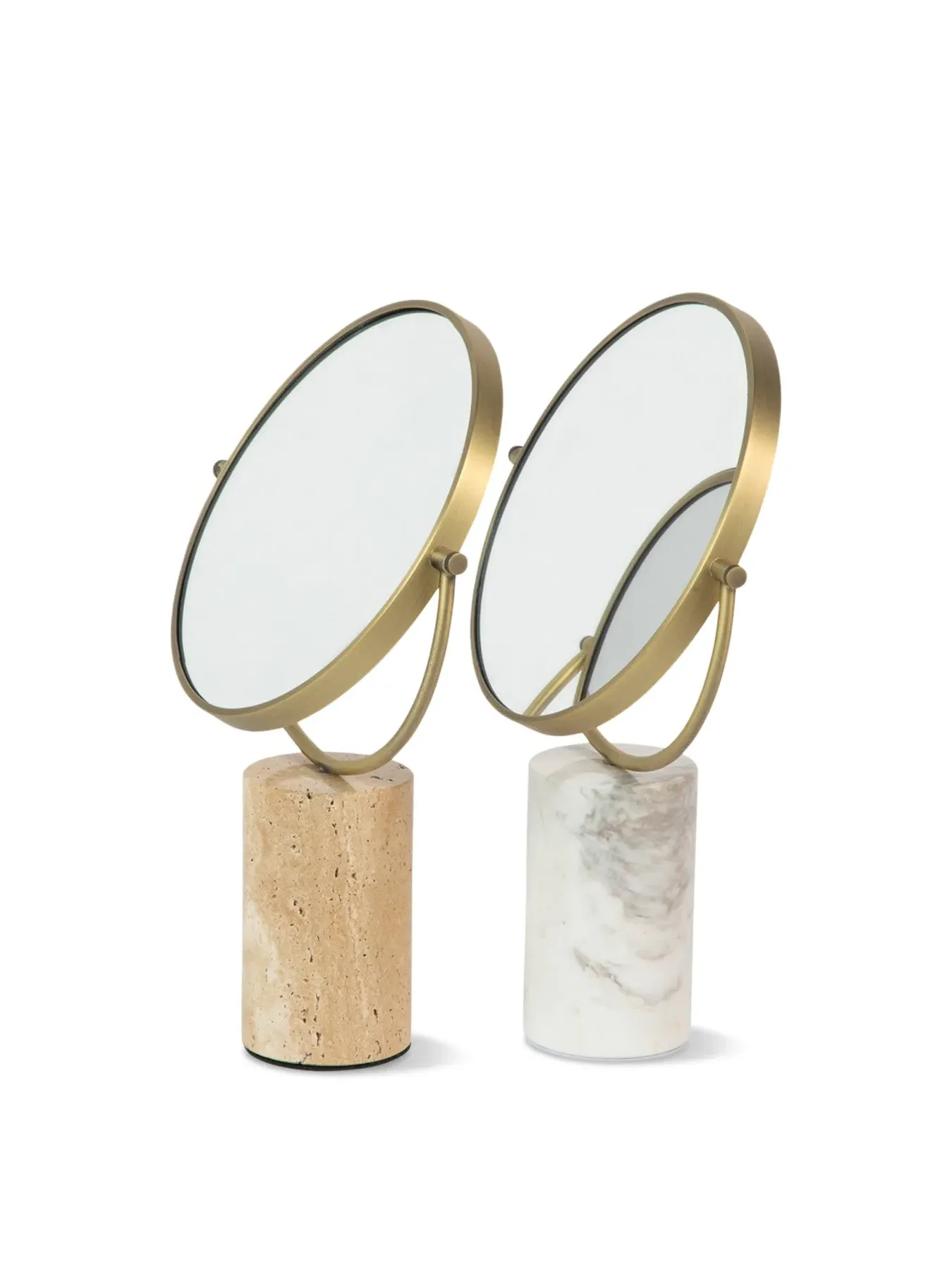 Column Vanity Mirror - Natural, Travertine image