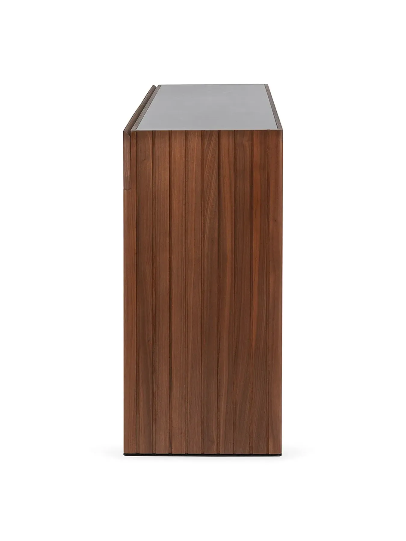 Console Table with Ceramic Top - Grey, Walnut
