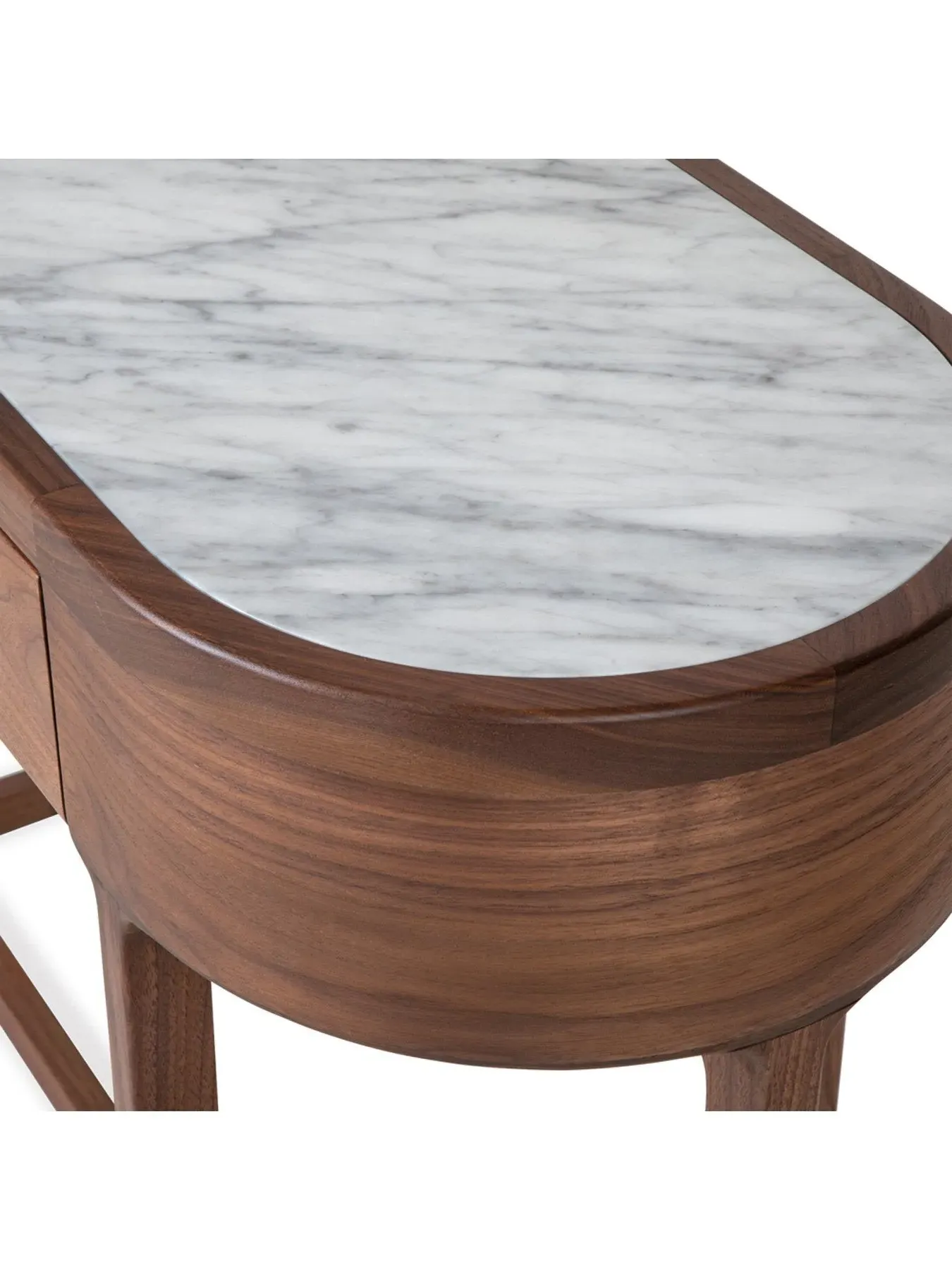 Console Table with Drawer - Brown, Walnut