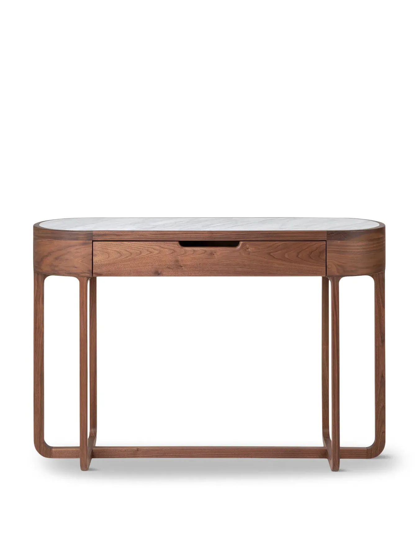 Console Table with Drawer - Brown, Walnut image
