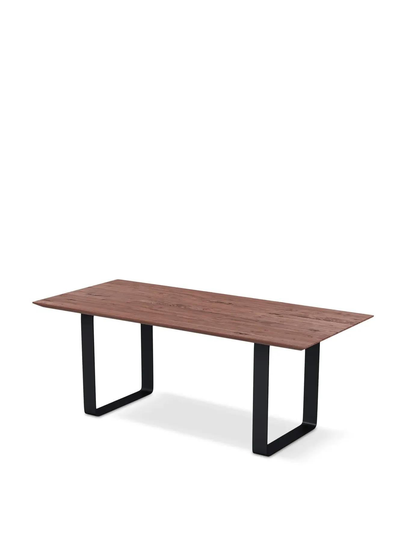 Dining Table Straight Edge - Brown, Walnut image