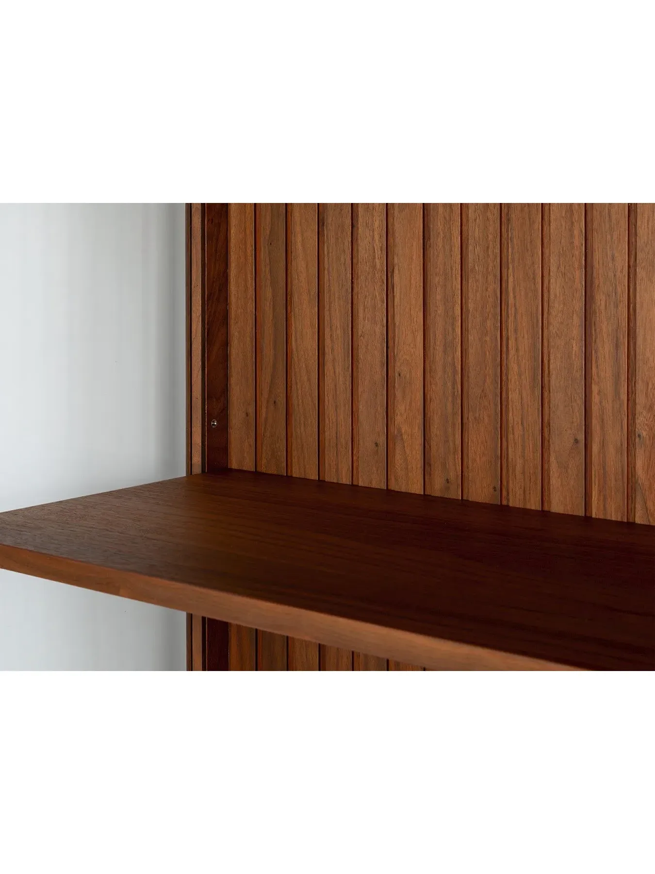 Display Cabinet with Glass Doors - Walnut