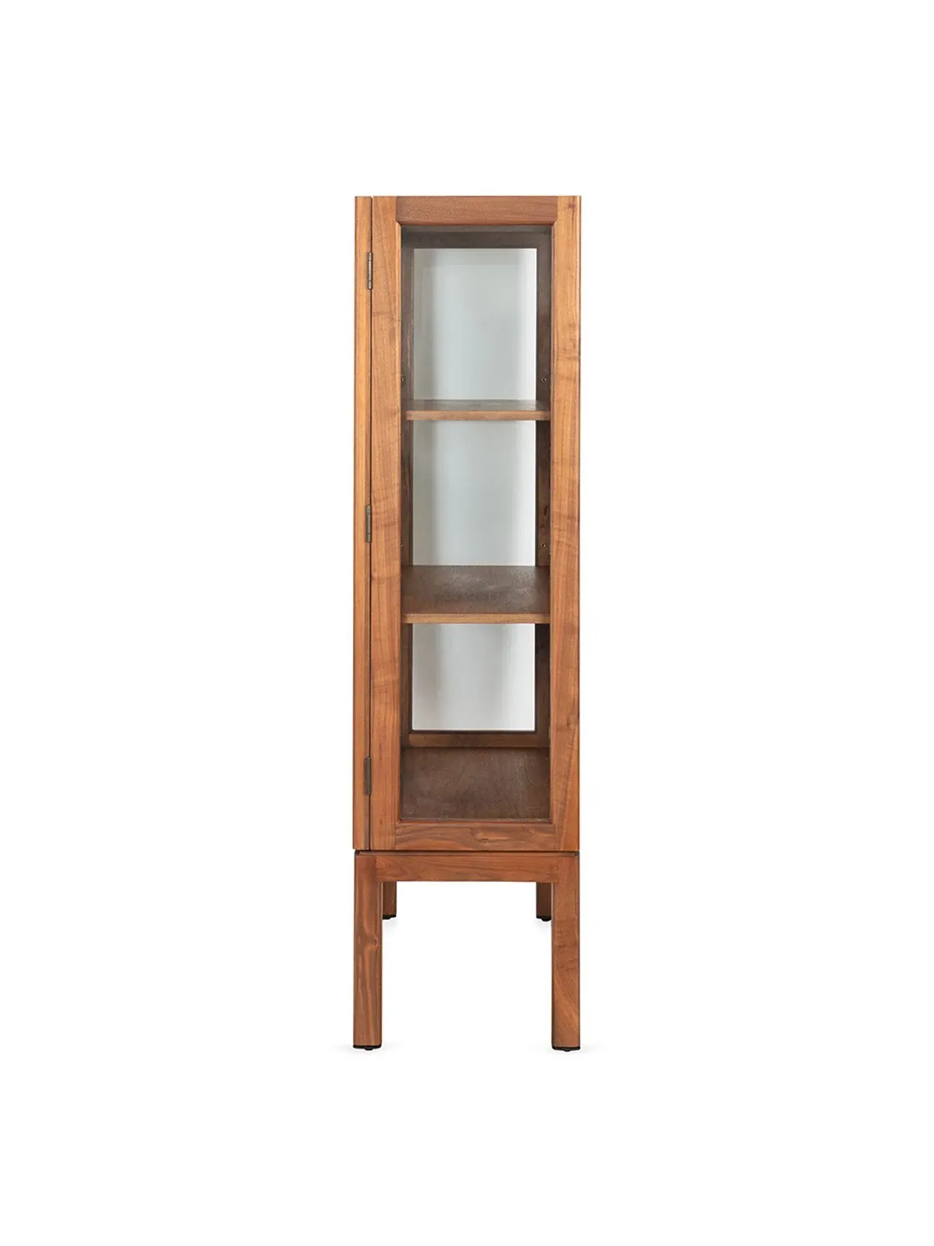 Display Cabinet with Glass Doors - Walnut
