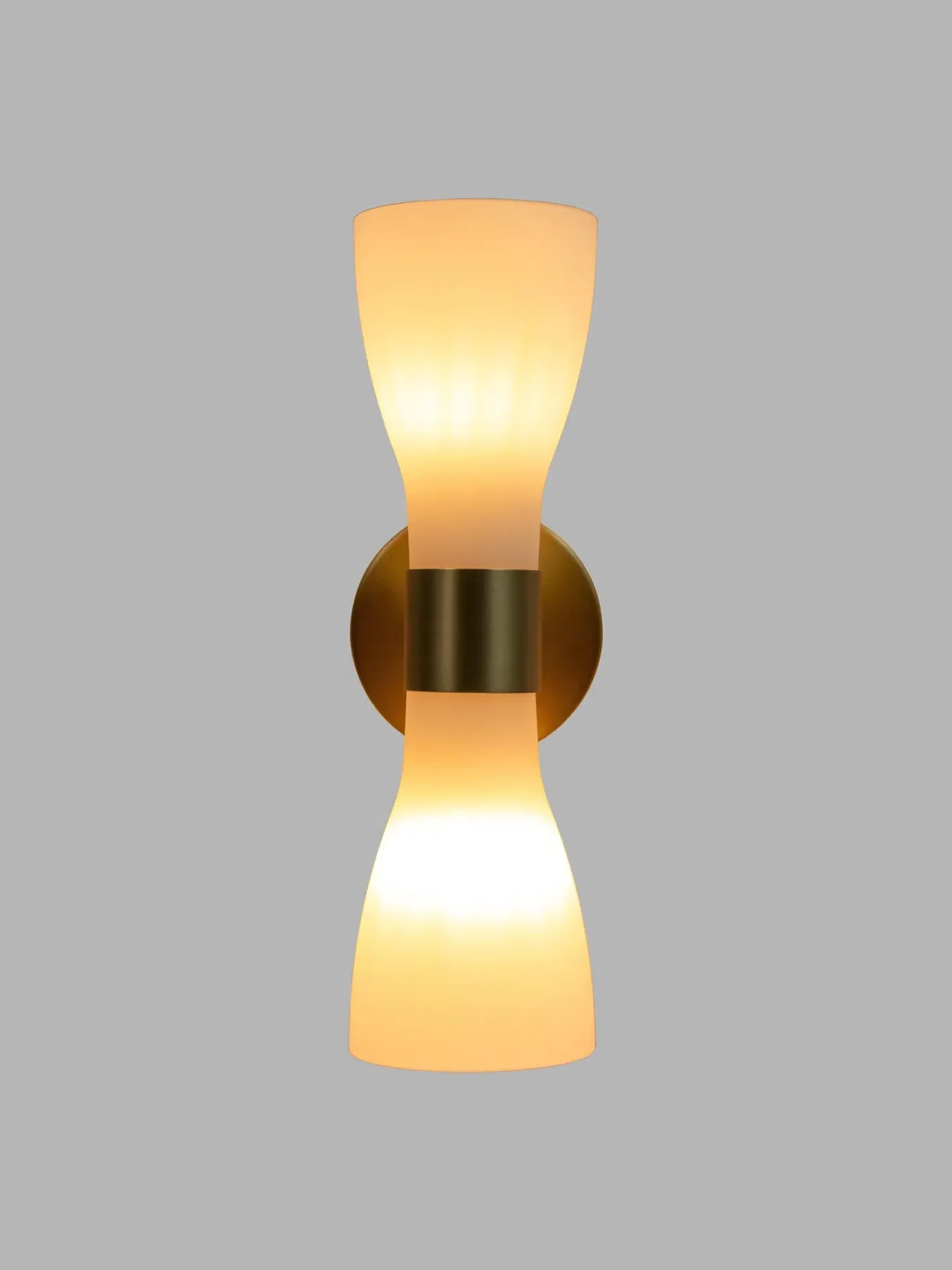 Double Wall Lamp - Gold, Brushed Brass