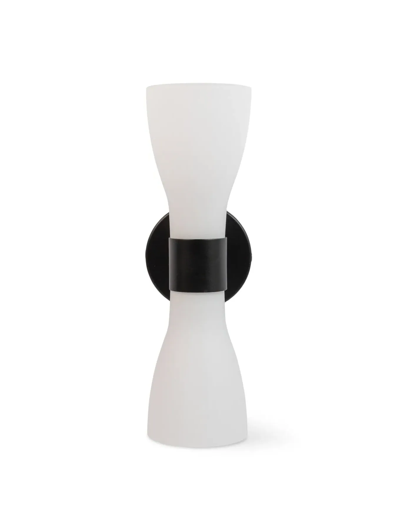 Double Wall Lamp Matt Finish - Black image