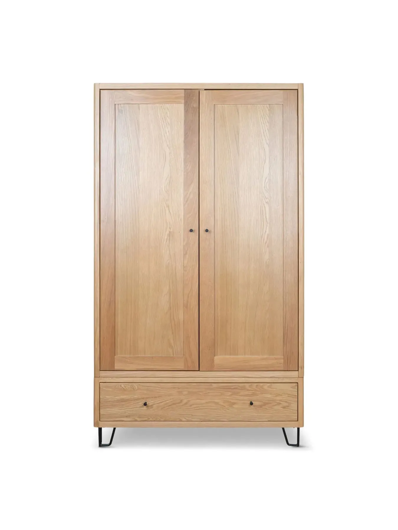 Double Wardrobe - Brown, Oak image
