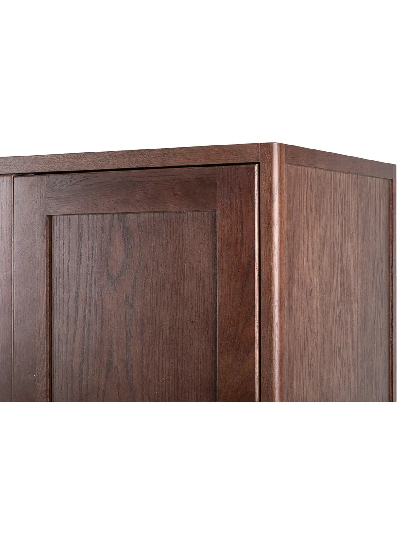 Double Wardrobe with Storage - Brown, Dark Wood