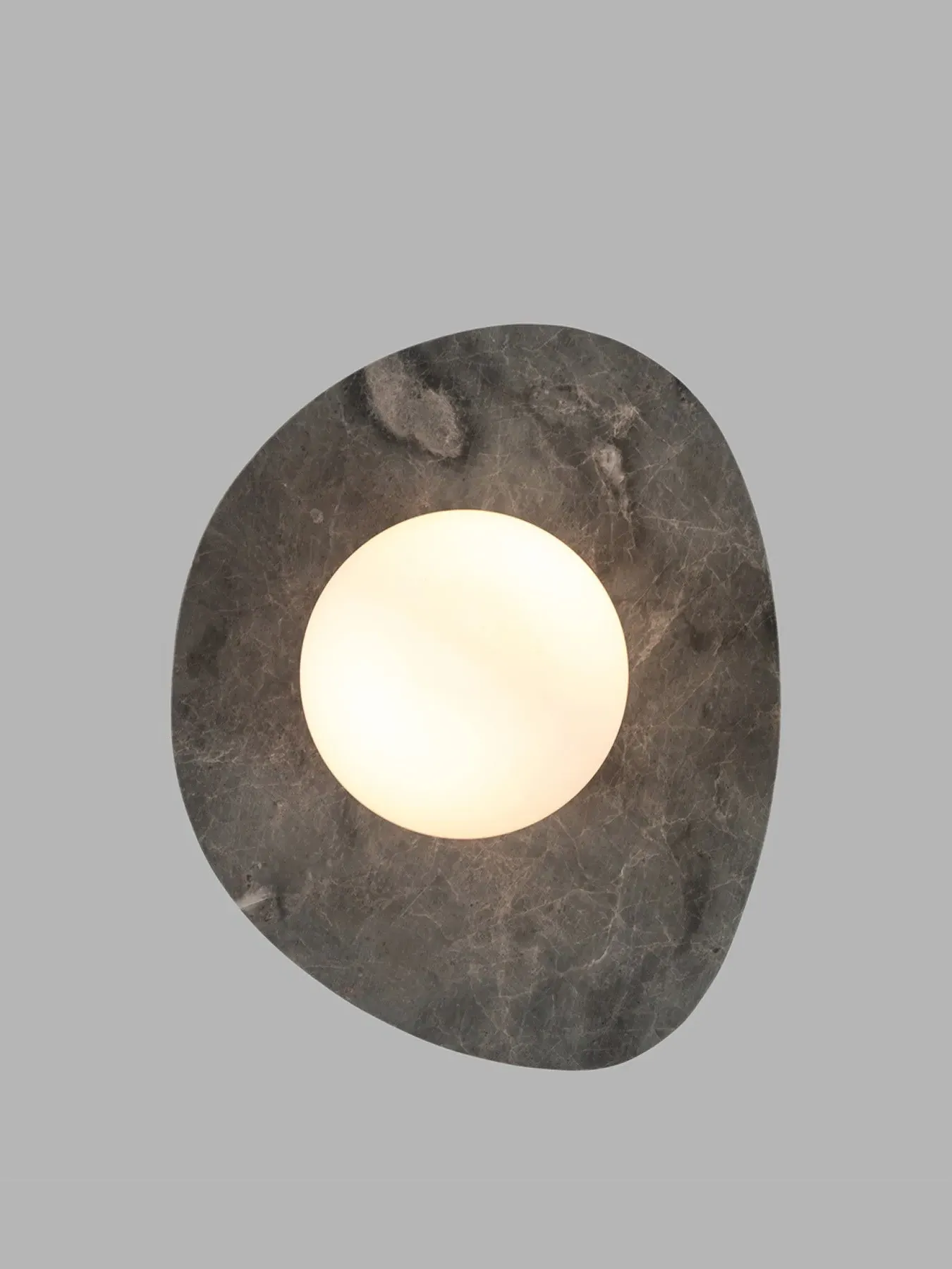 Element Wall Light IP44 - Grey, Marble
