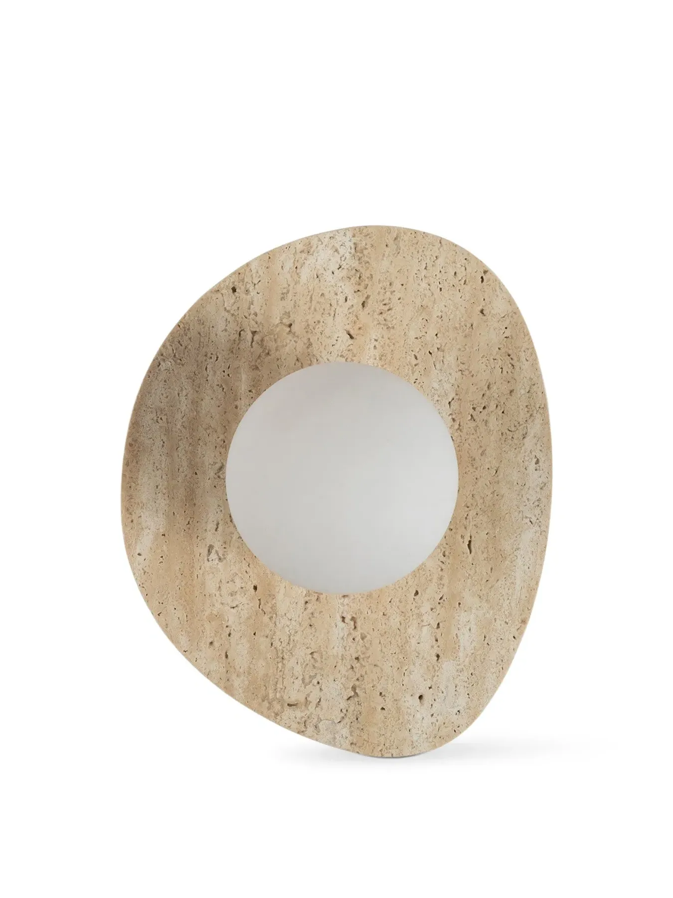 Element Wall Light IP44 - Natural, Travertine Stone image