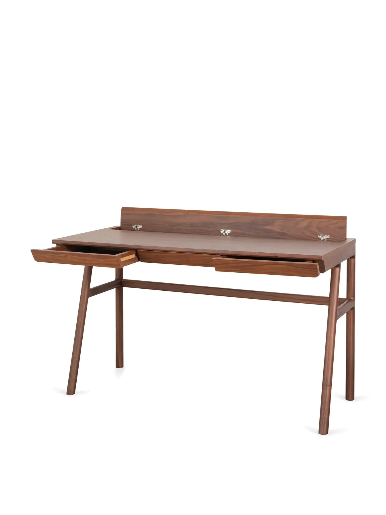 Henley Desk with Drawers - Walnut, Solid Wood