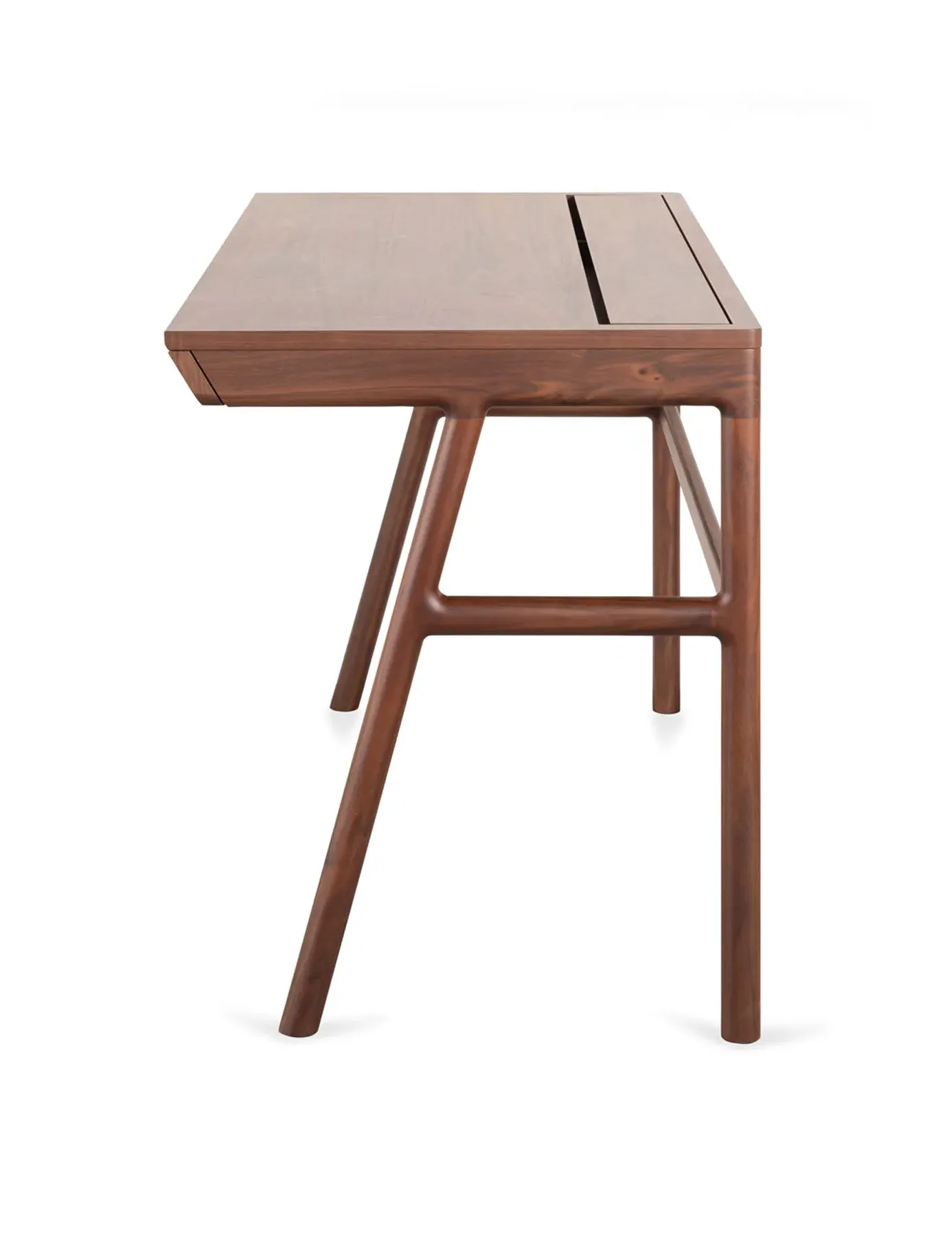 Henley Desk with Drawers - Walnut, Solid Wood