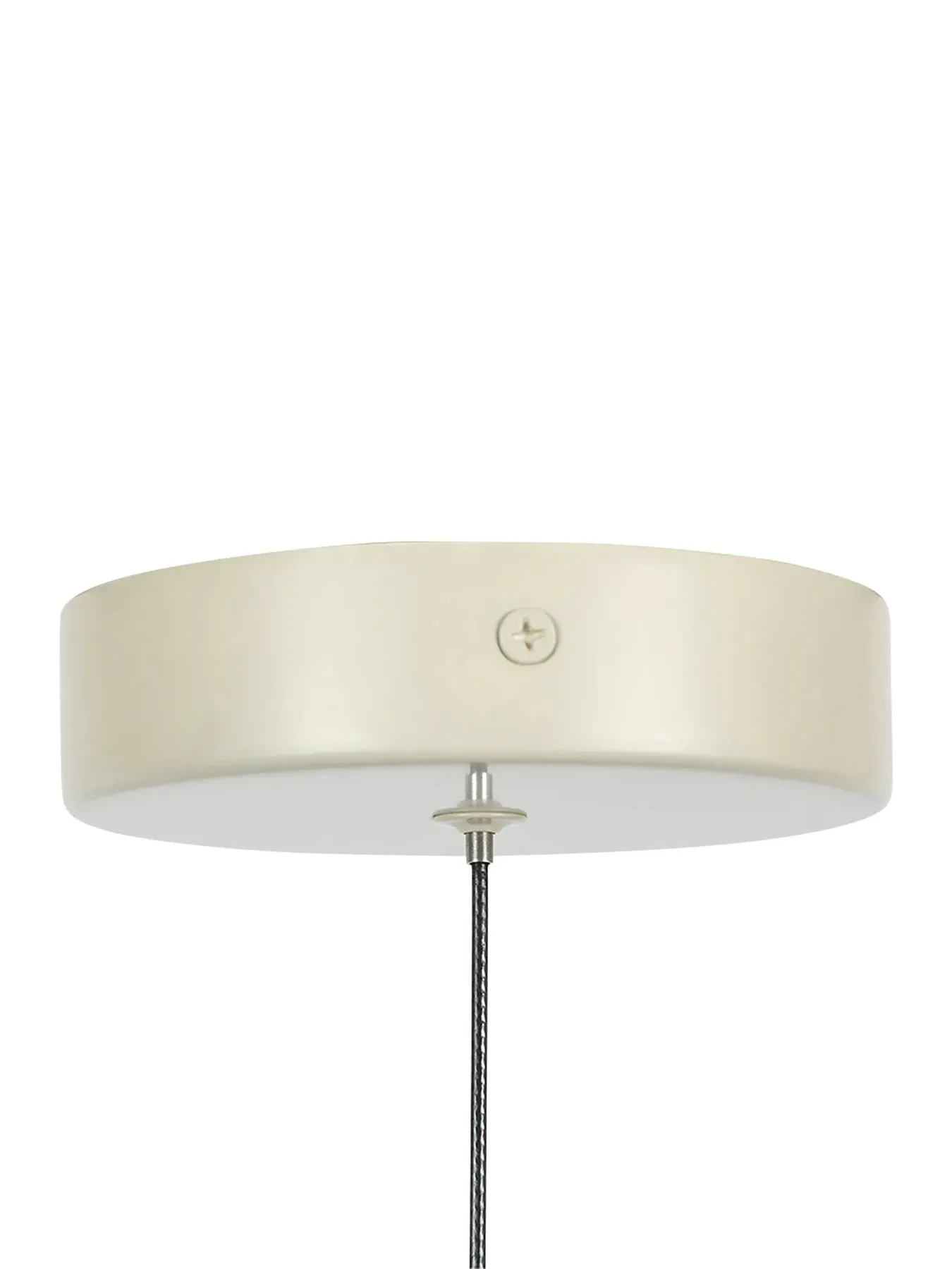 Large LED Metal Pendant Light - Natural