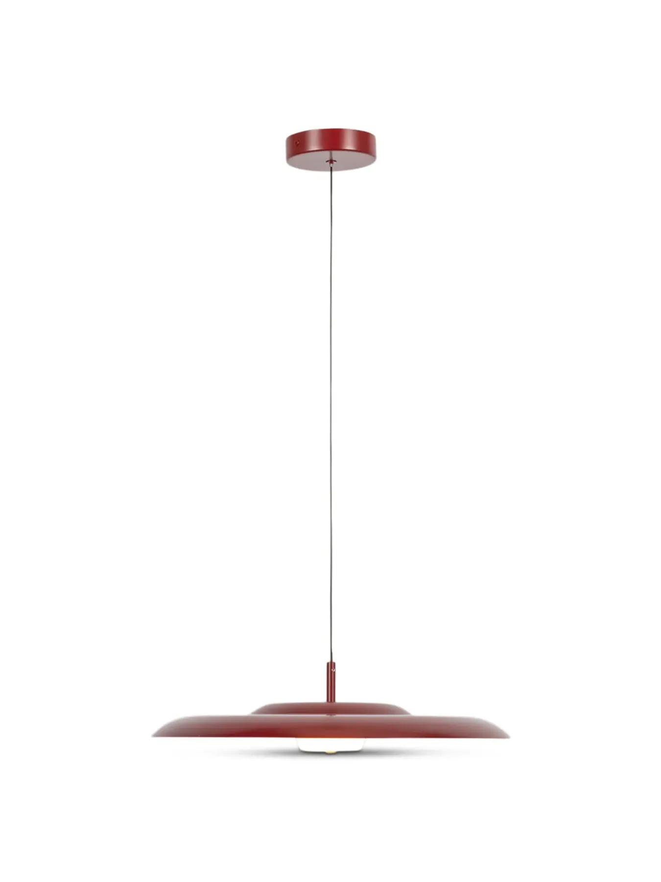 Large LED Metal Pendant Light - Ruby image