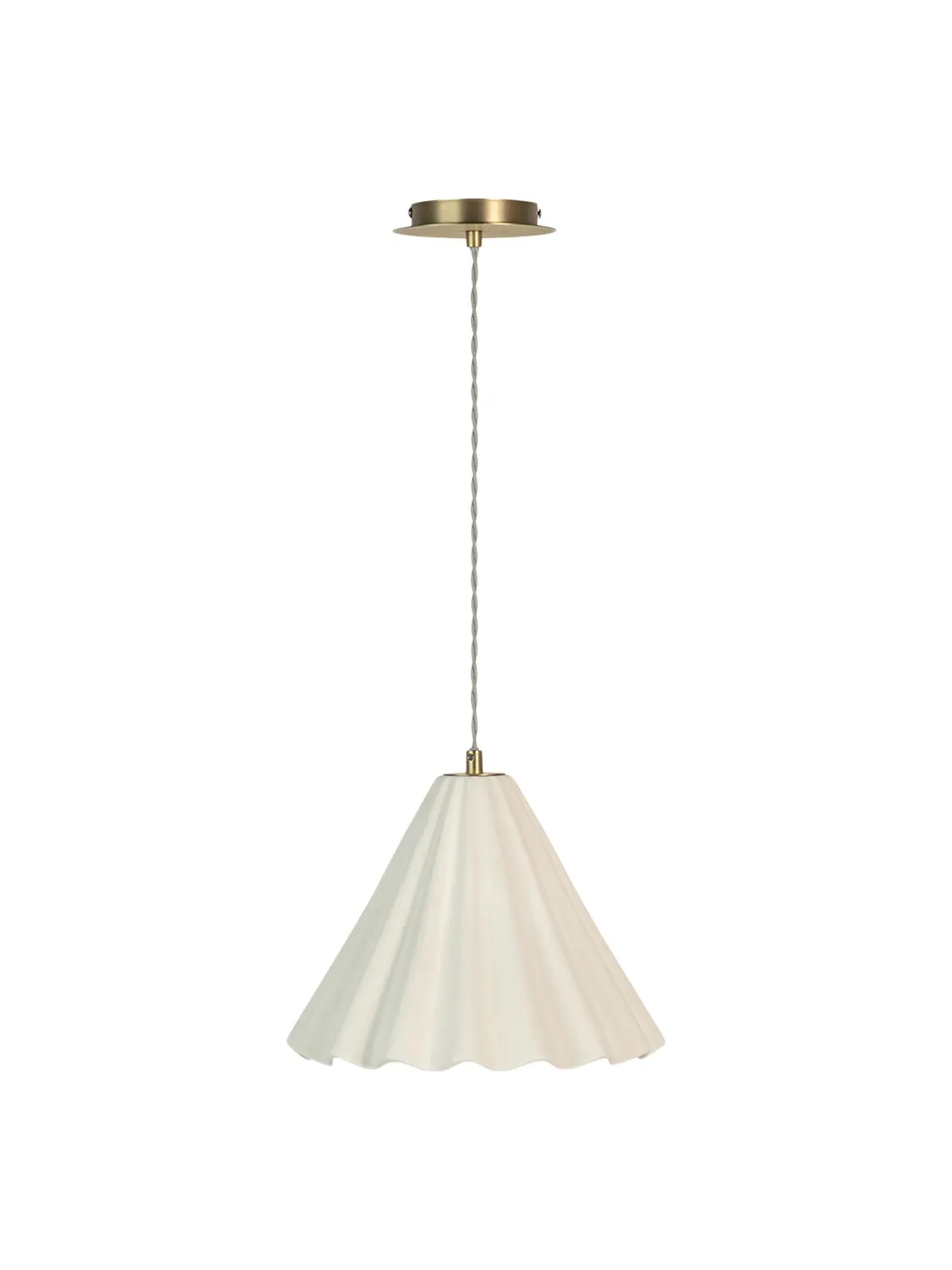 Large Pendant Light - White, Porcelain image