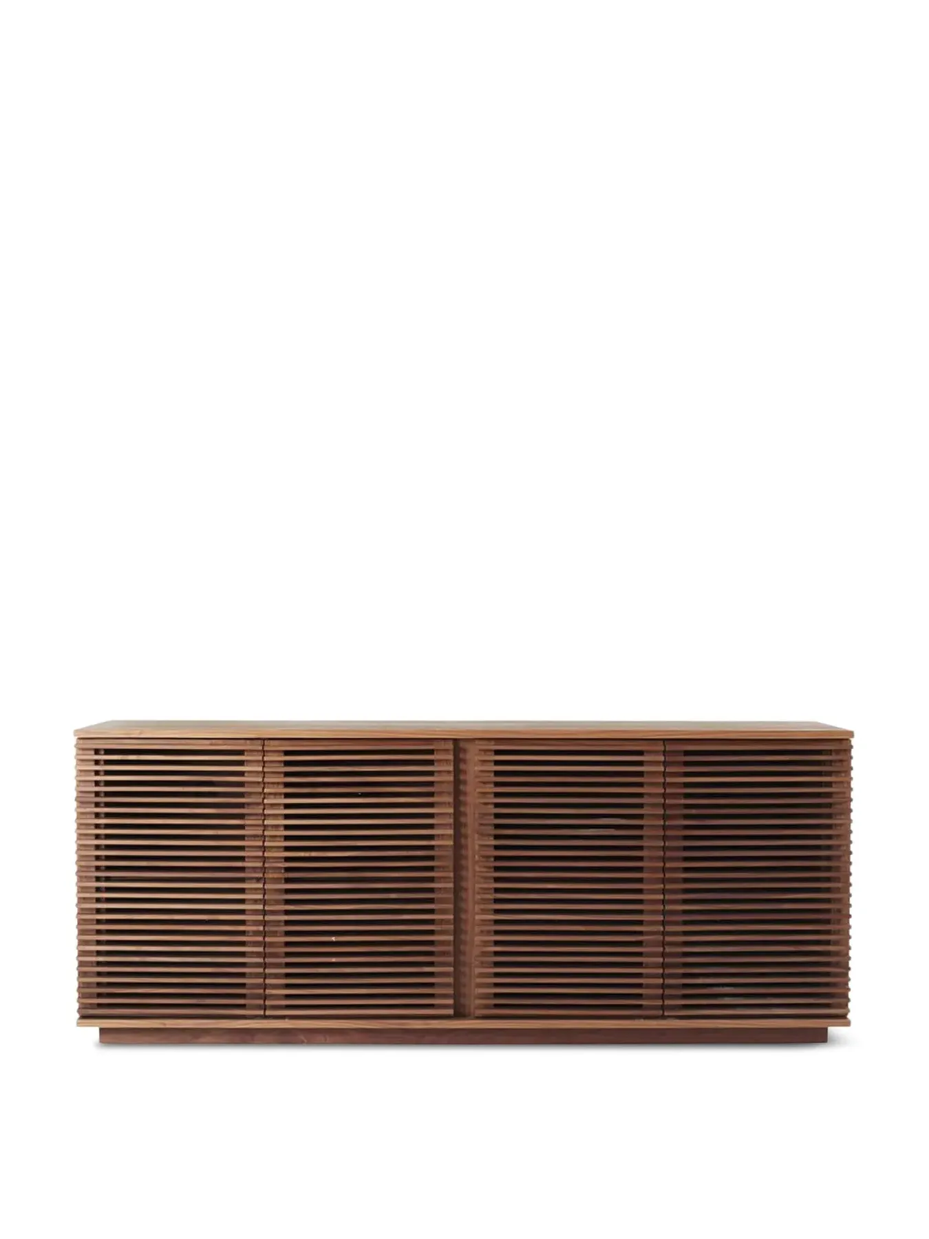 Large Sideboard with Slatted Front - Brown, Walnut image