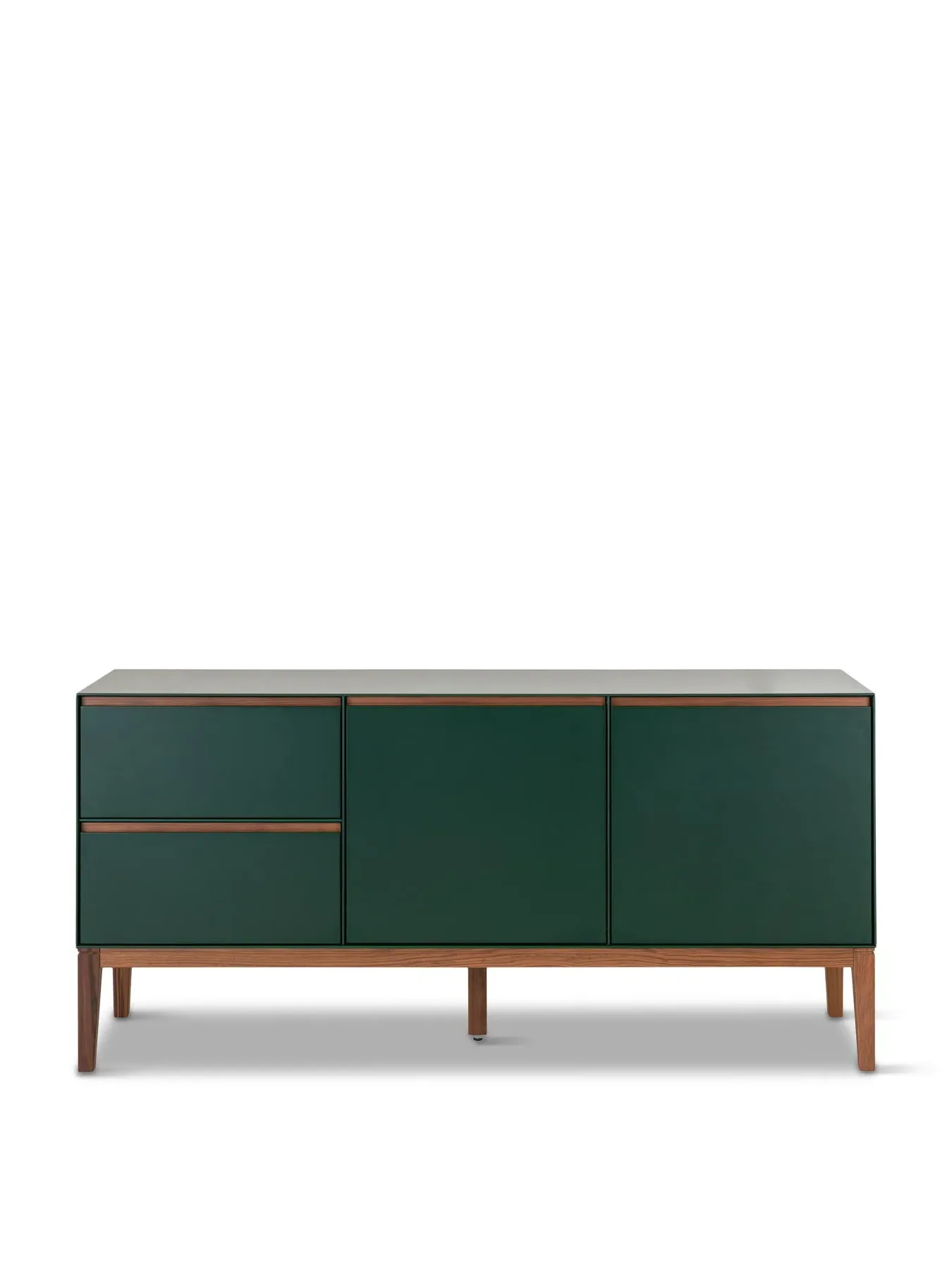 Lars Sideboard with Walnut Details - Green image