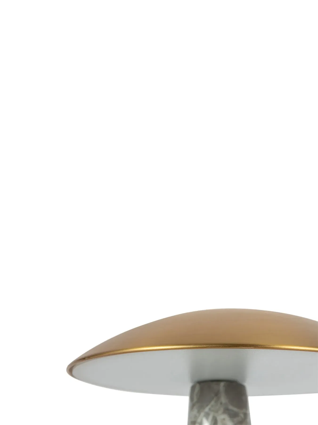 LED Portable Table Lamp - Brass, Marble
