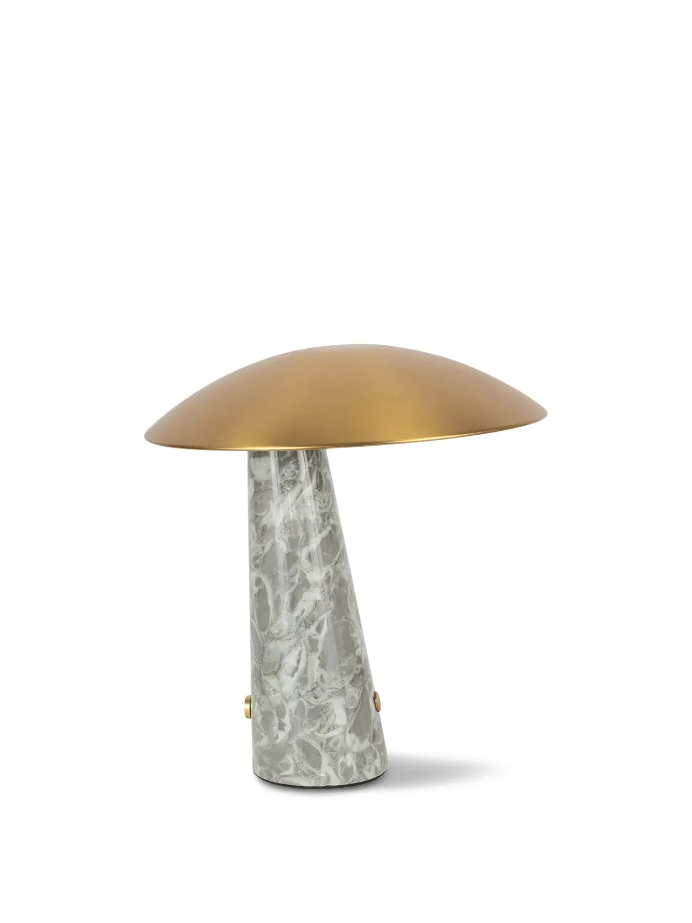 LED Portable Table Lamp - Brass, Marble image