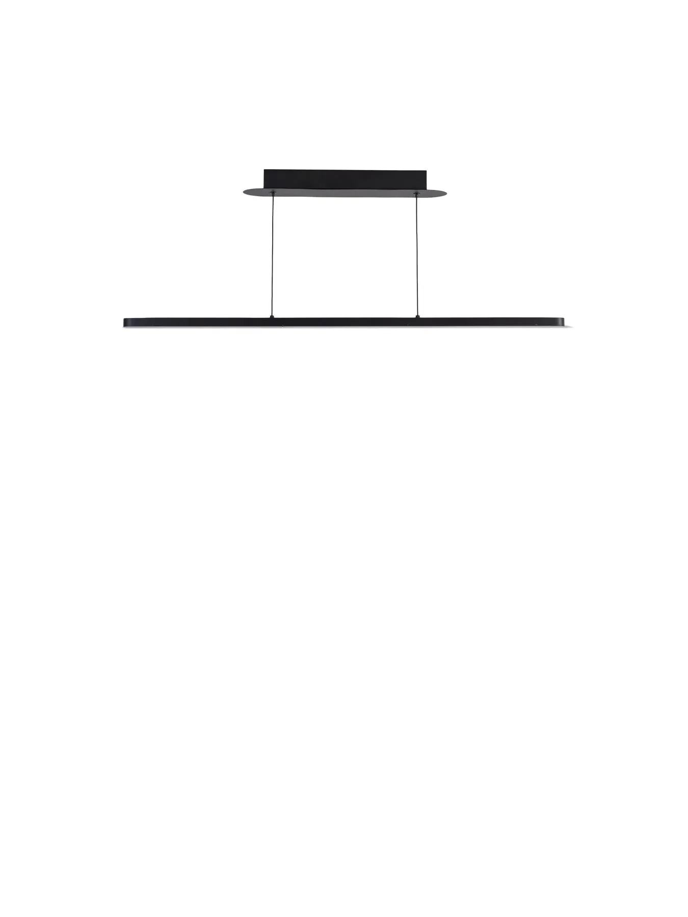 Linear LED Ceiling Pendant - Black image