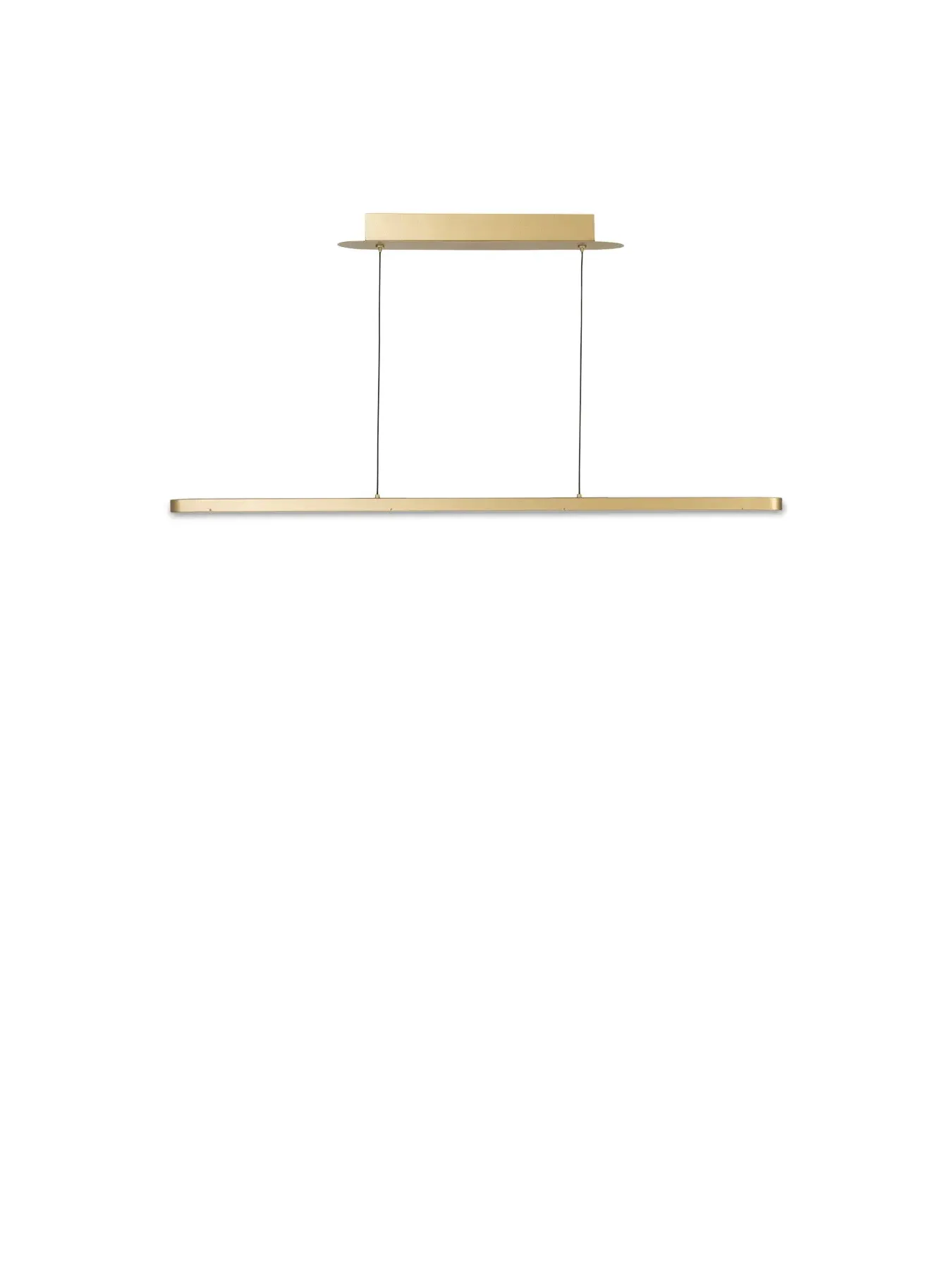 Linear LED Ceiling Pendant - Gold image