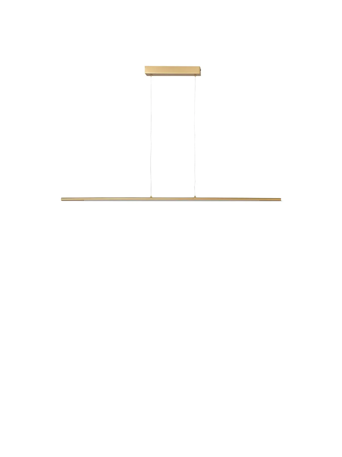 Long LED Pendant Light - Gold image