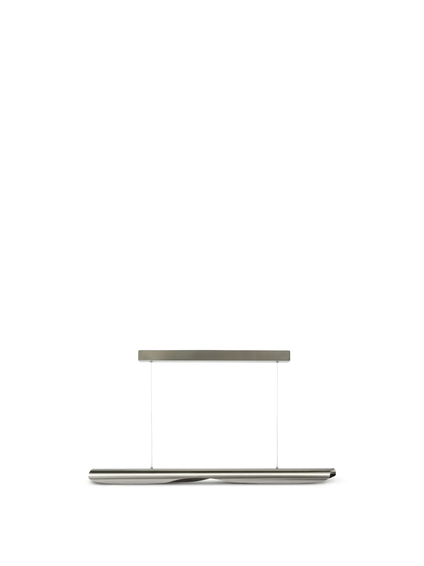 Long Pendant Light LED - Steel, Satin image