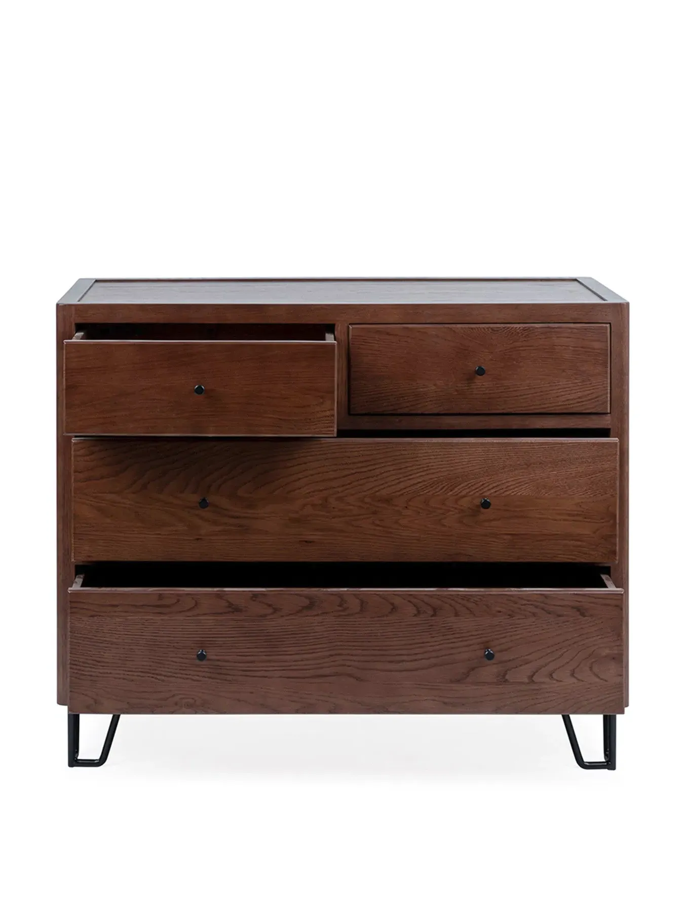 Low Chest with Storage - Brown, Dark Wood