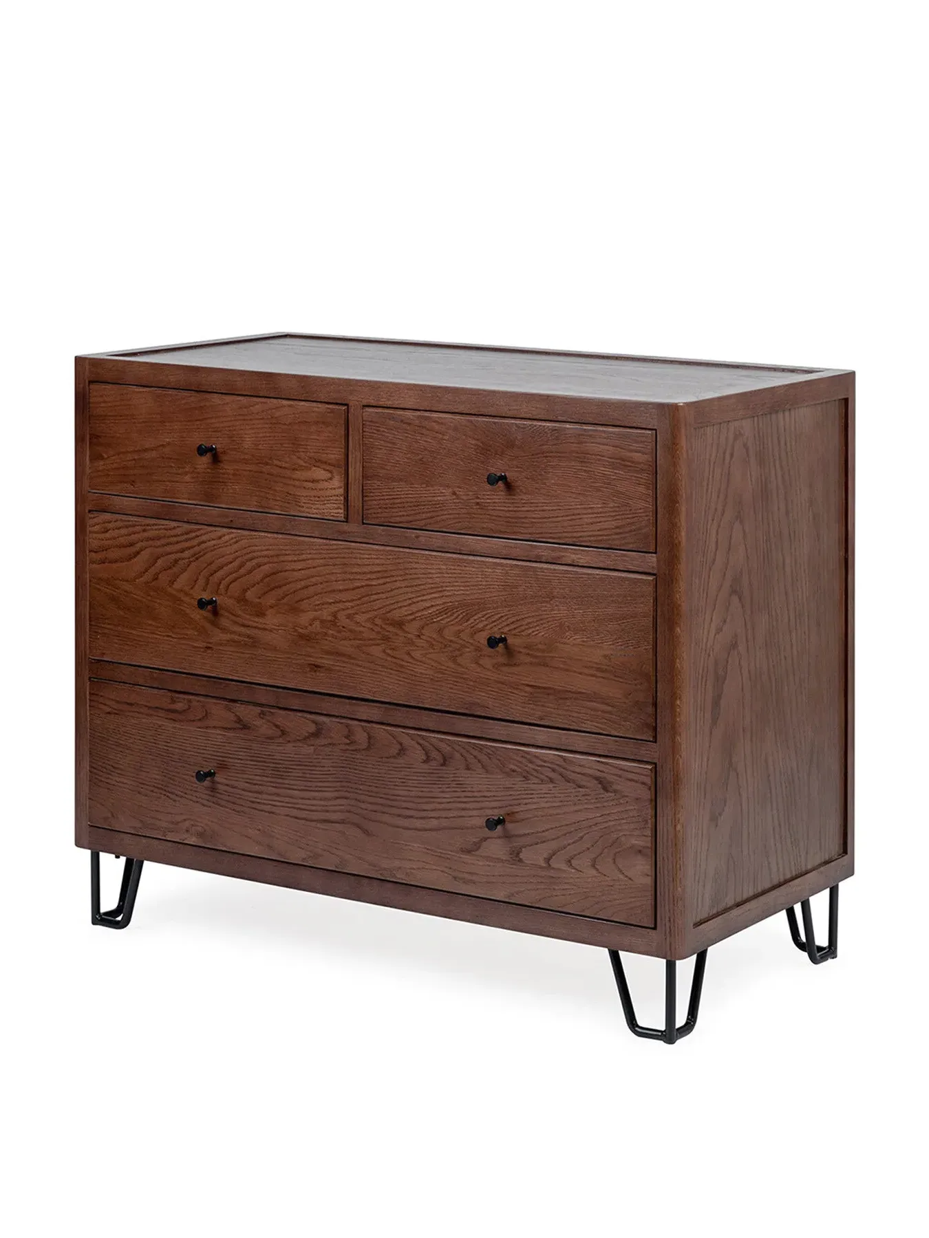 Low Chest with Storage - Brown, Dark Wood