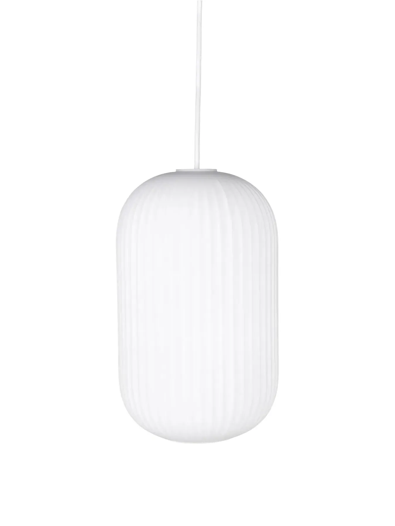 Medium Opal Lantern - White image