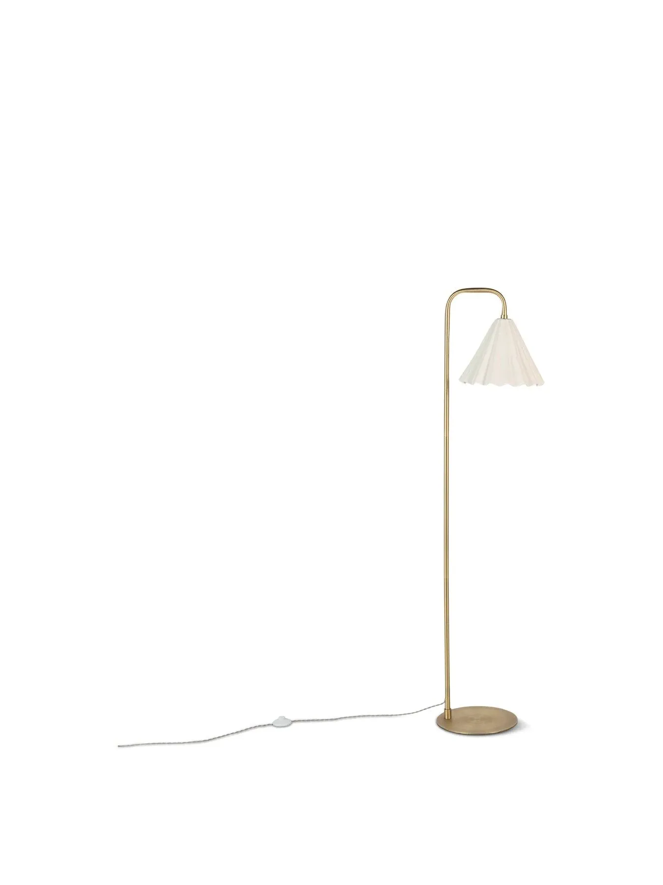 Monroe Floor Lamp - White, Porcelain image
