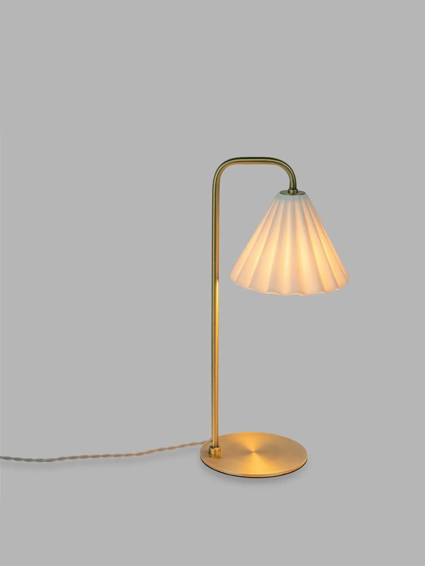 Monroe Table Lamp - White, Porcelain