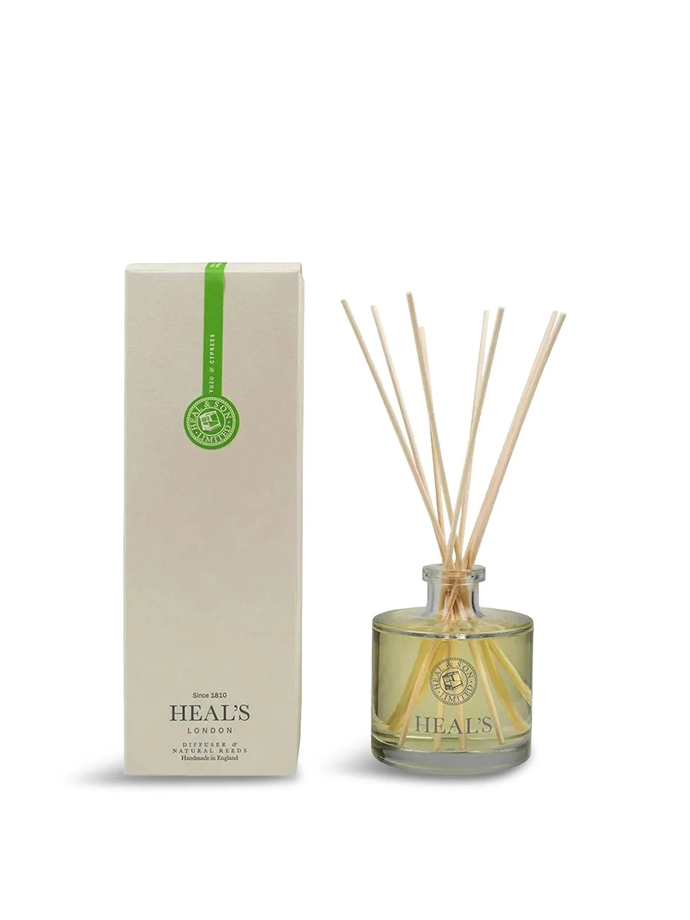 Natural Reed Diffuser - Green, Yuzu & Cypress image