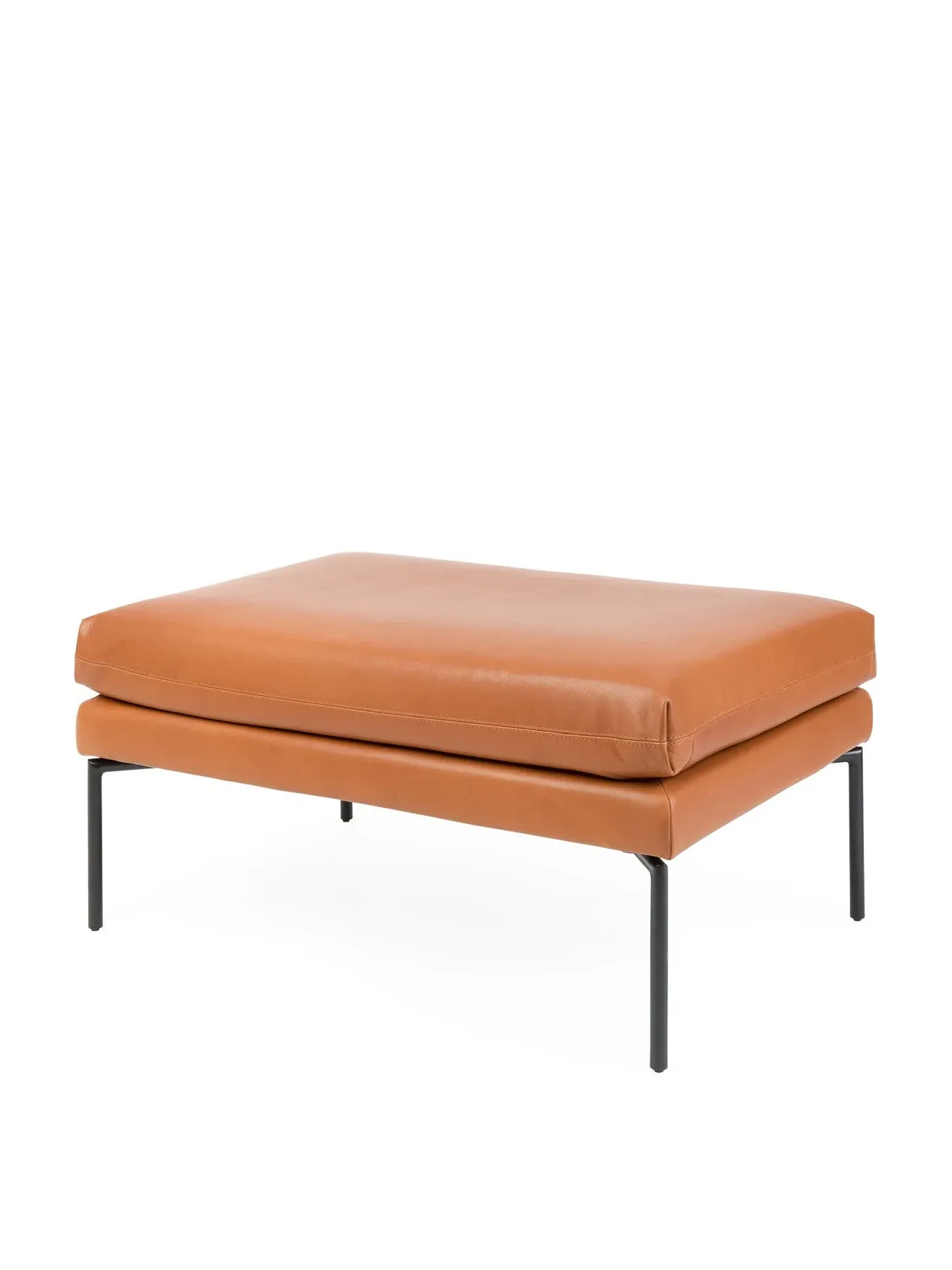 Ottoman with Storage - Red, Velvet