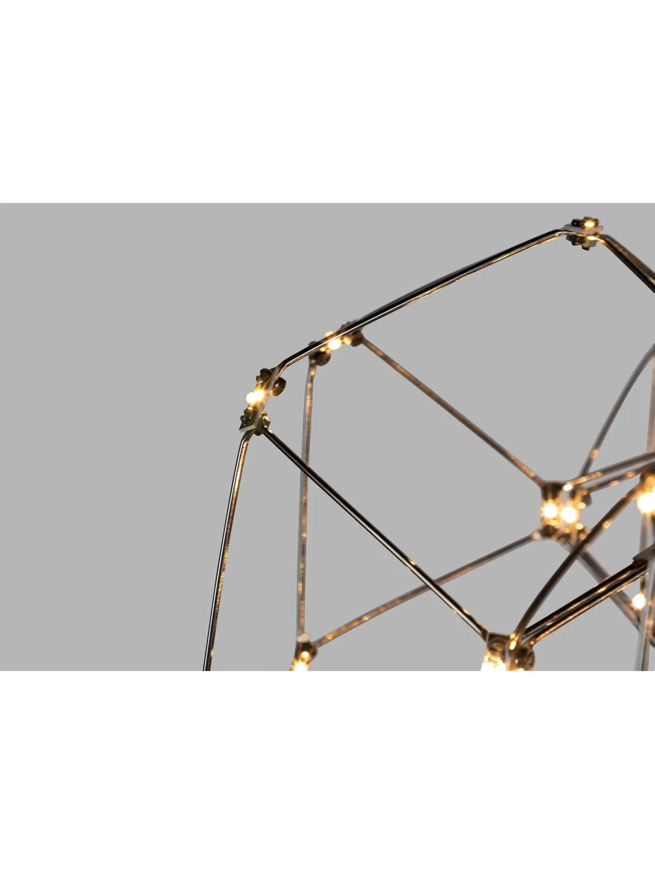 Oval LED Pendant Light - Black, Chrome