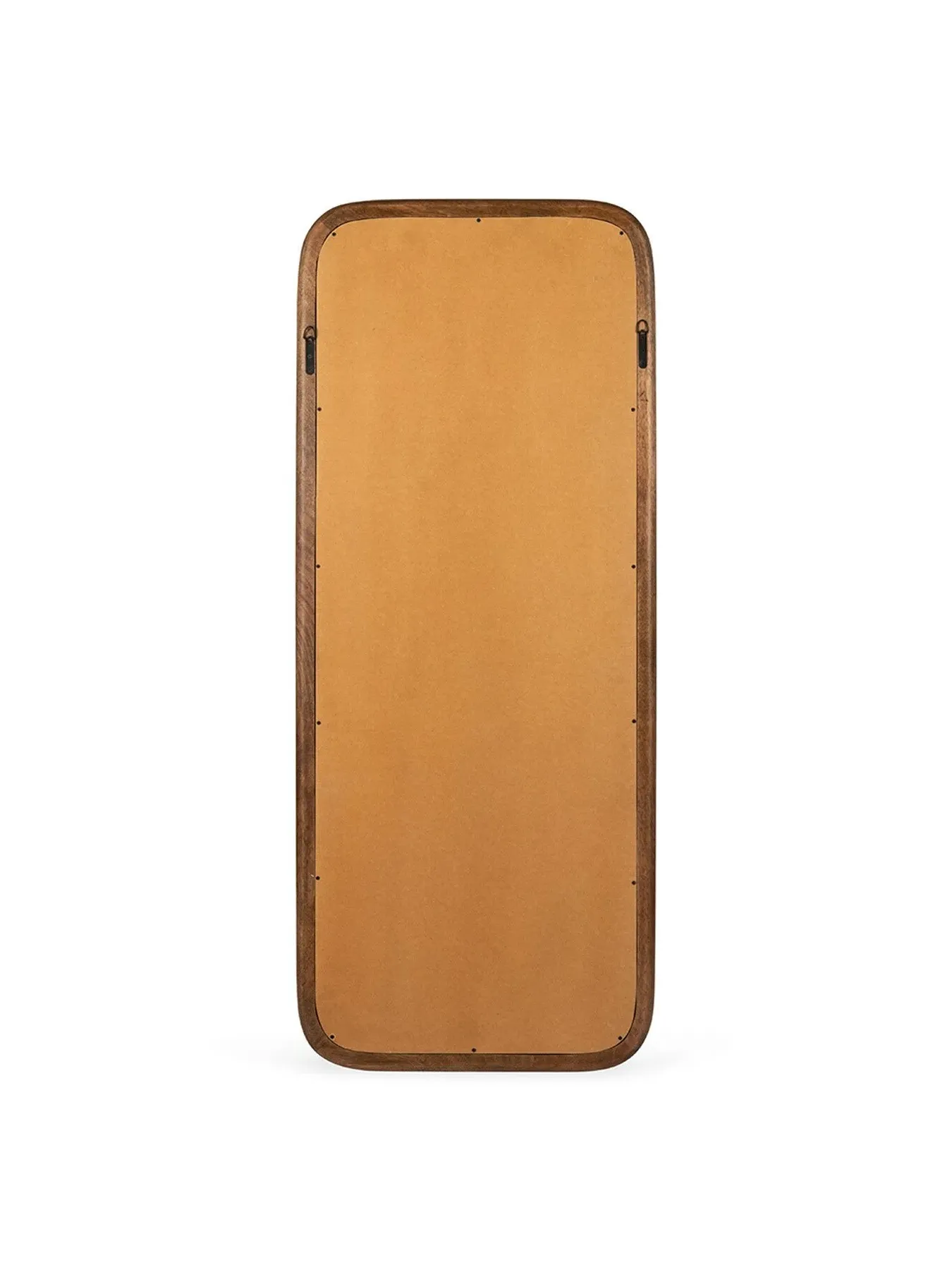 Rectangle Wooden Mirror - Dark Wood, Mango Wood