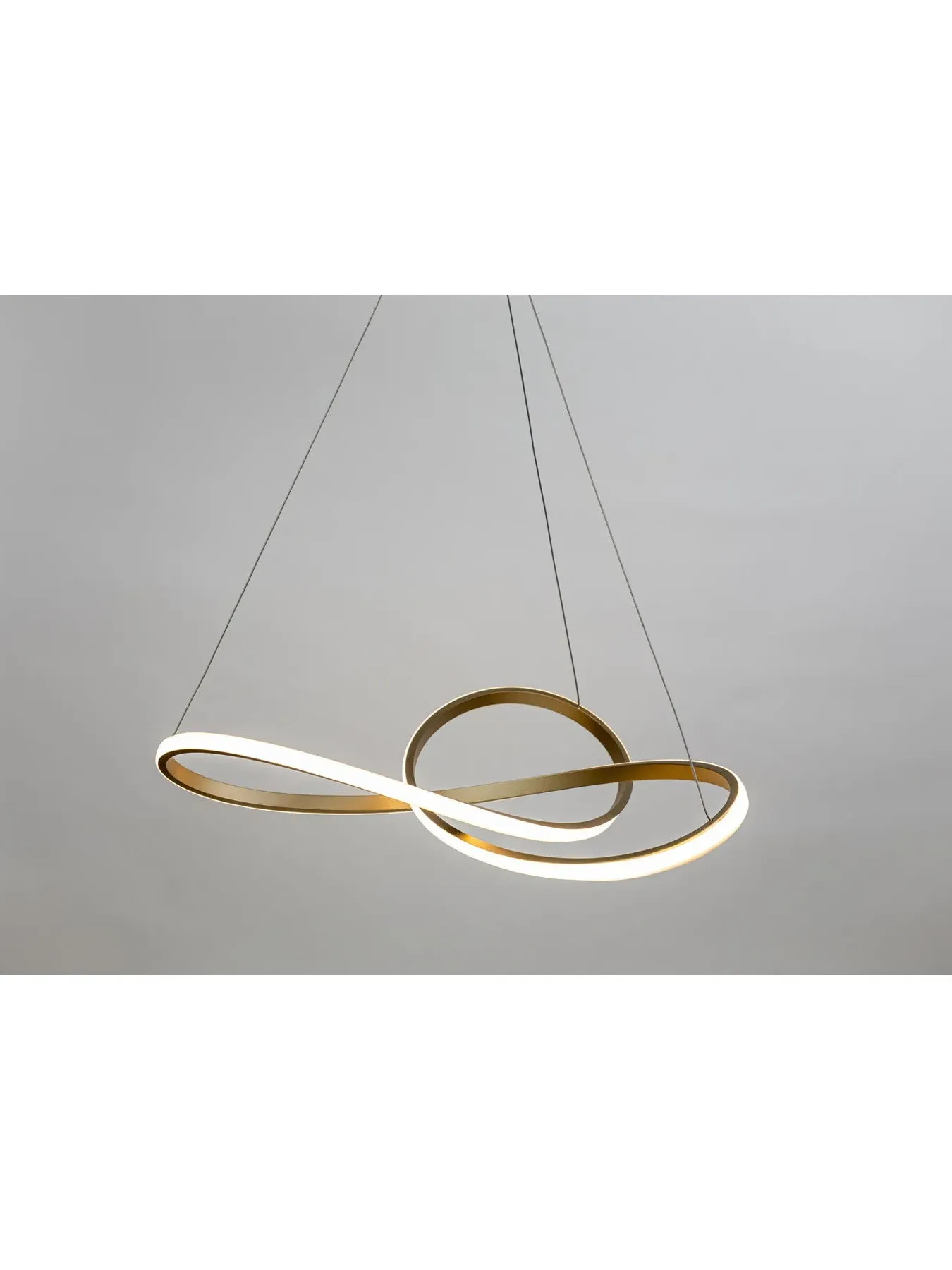 Ribbon LED Ceiling Light - Gold