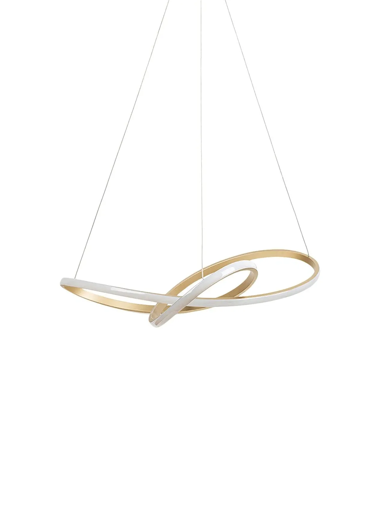 Ribbon LED Ceiling Light - Gold image