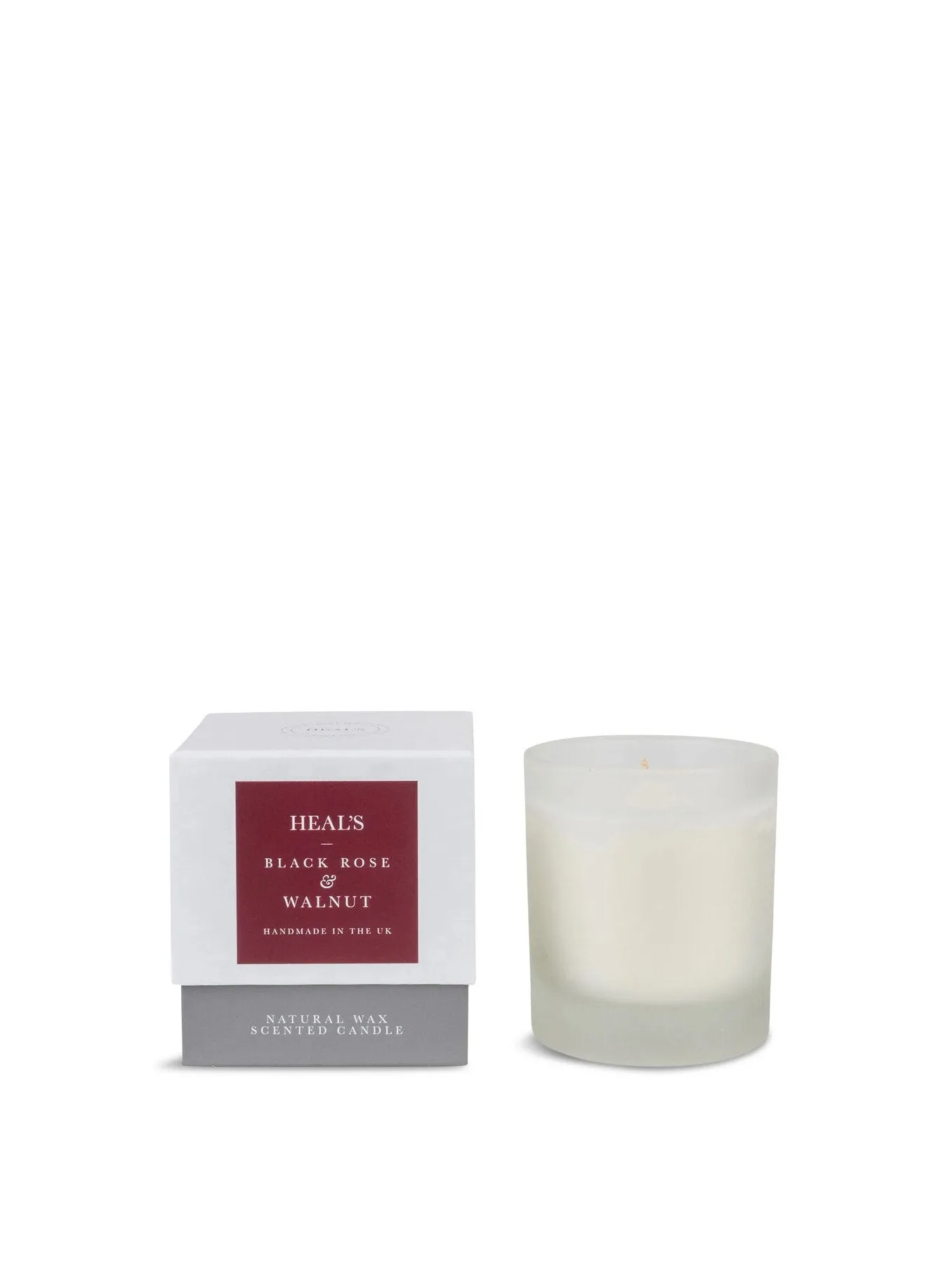 Scented Candle Black Rose Walnut - White image