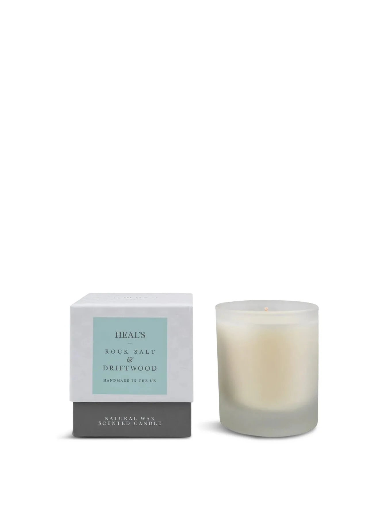 Scented Candle Rock Salt & Driftwood - White image