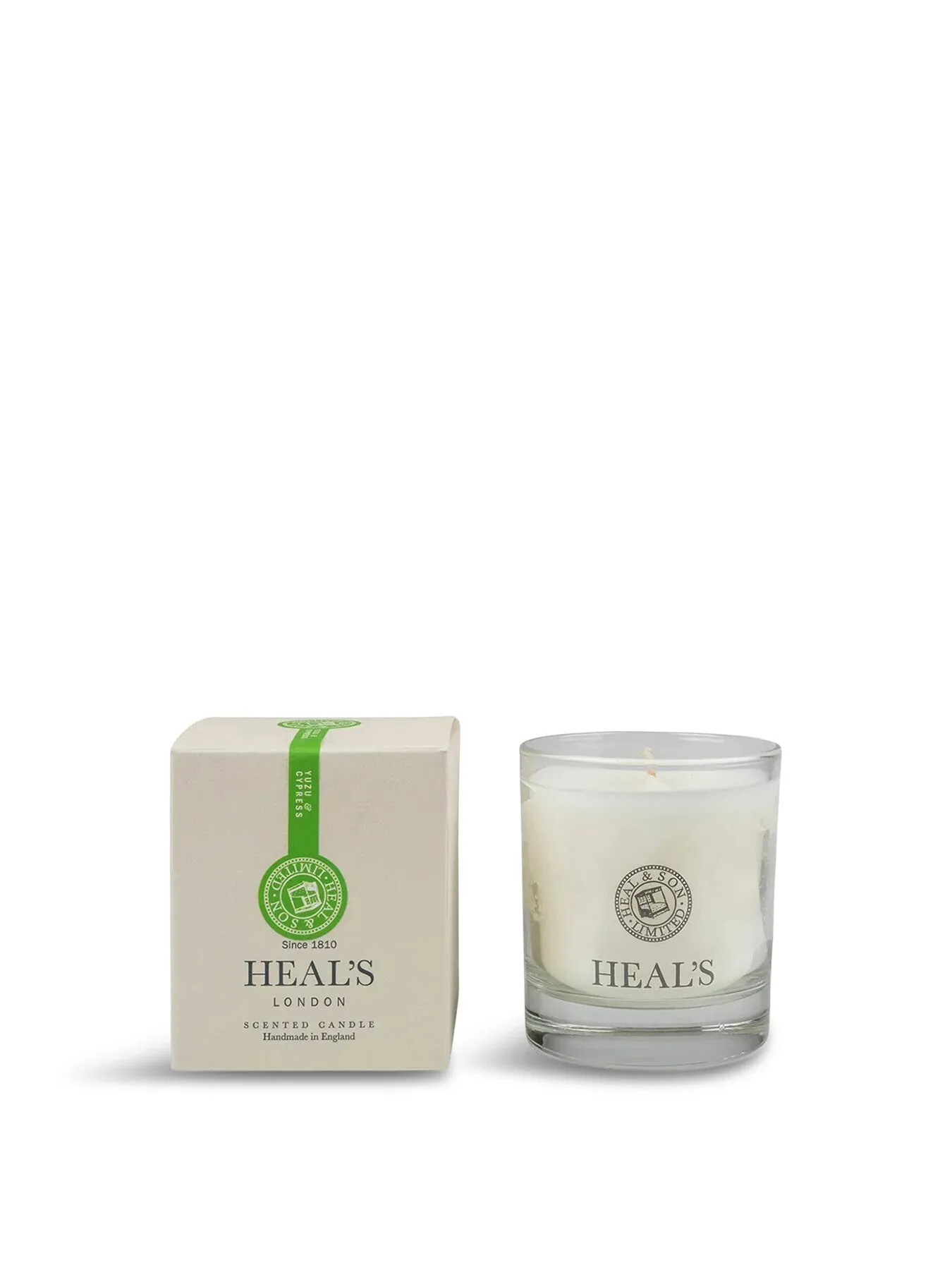 Scented Glass Candle - Green, Yuzu & Cypress image