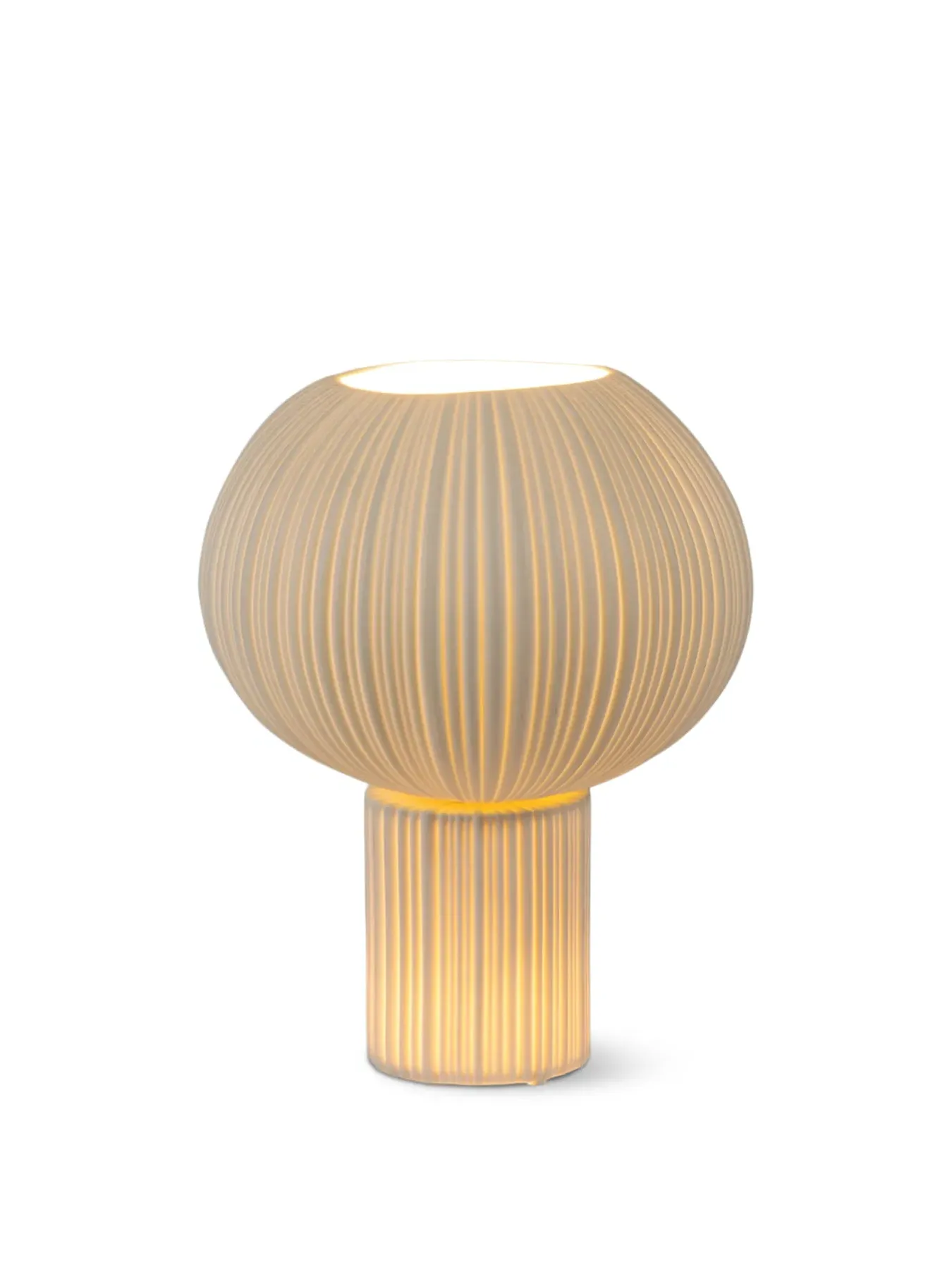 Sea Urchin Table Lamp - White, Porcelain