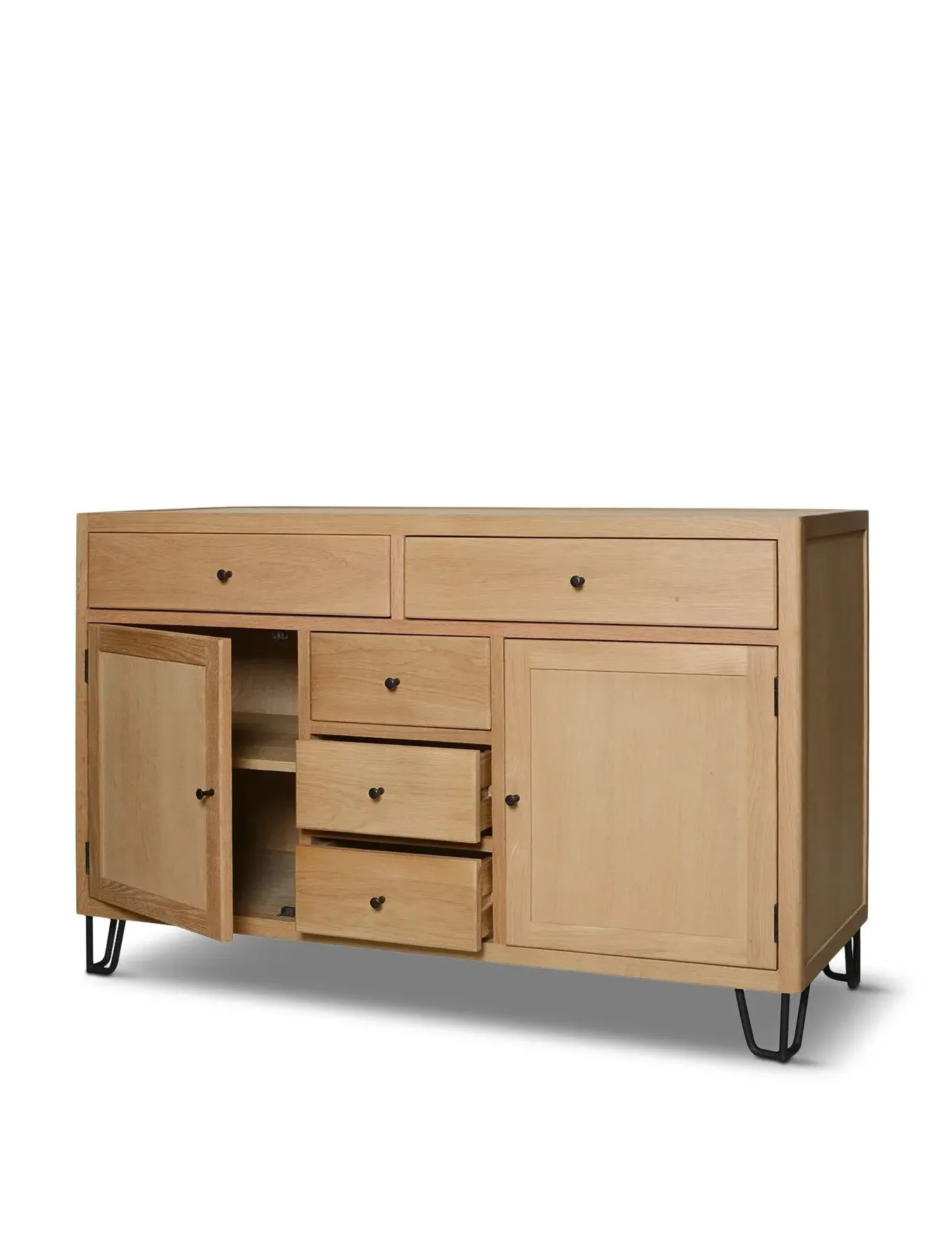 Sideboard with Storage - Brown, Oak image