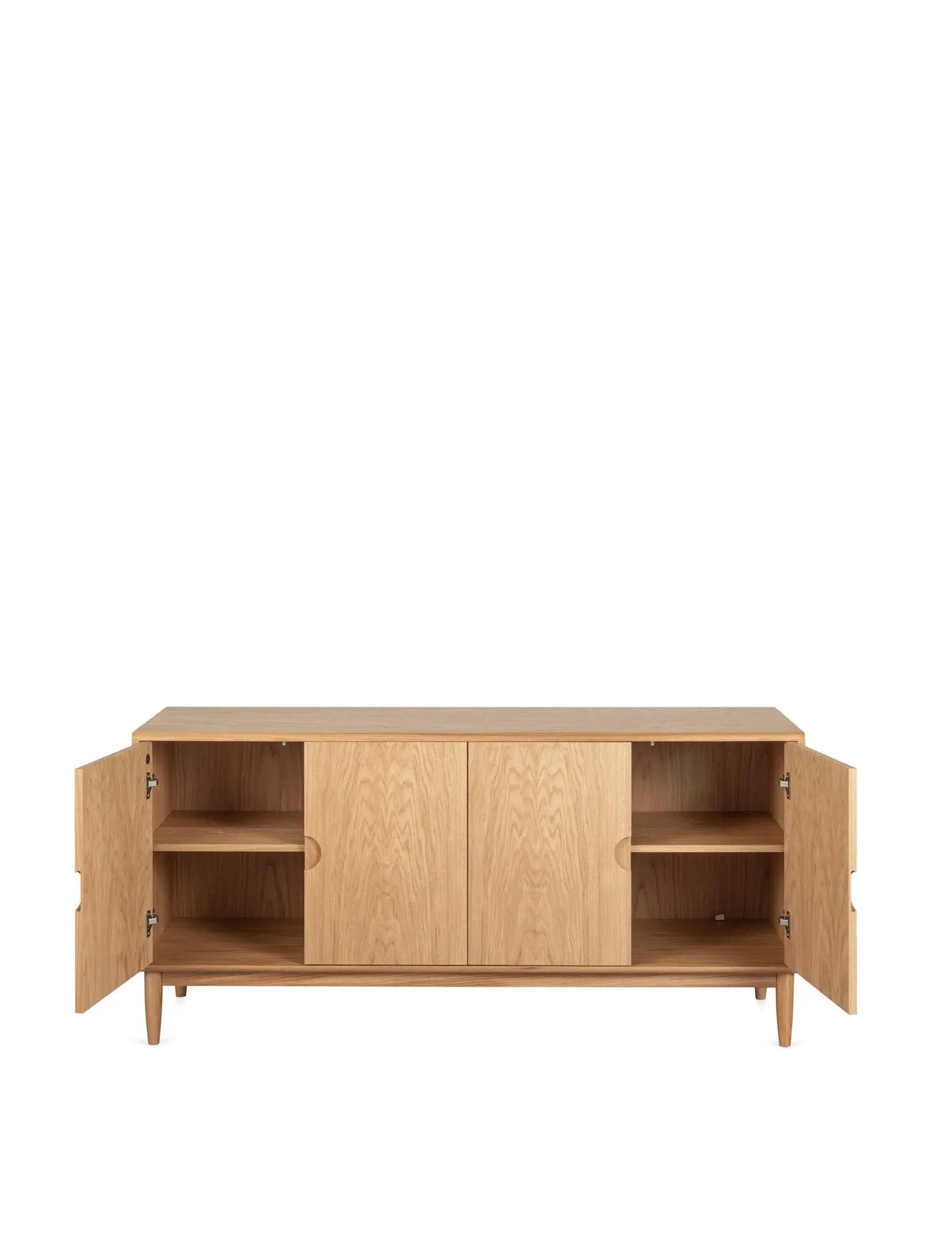Sideboard with Storage - Oak, Solid Wood